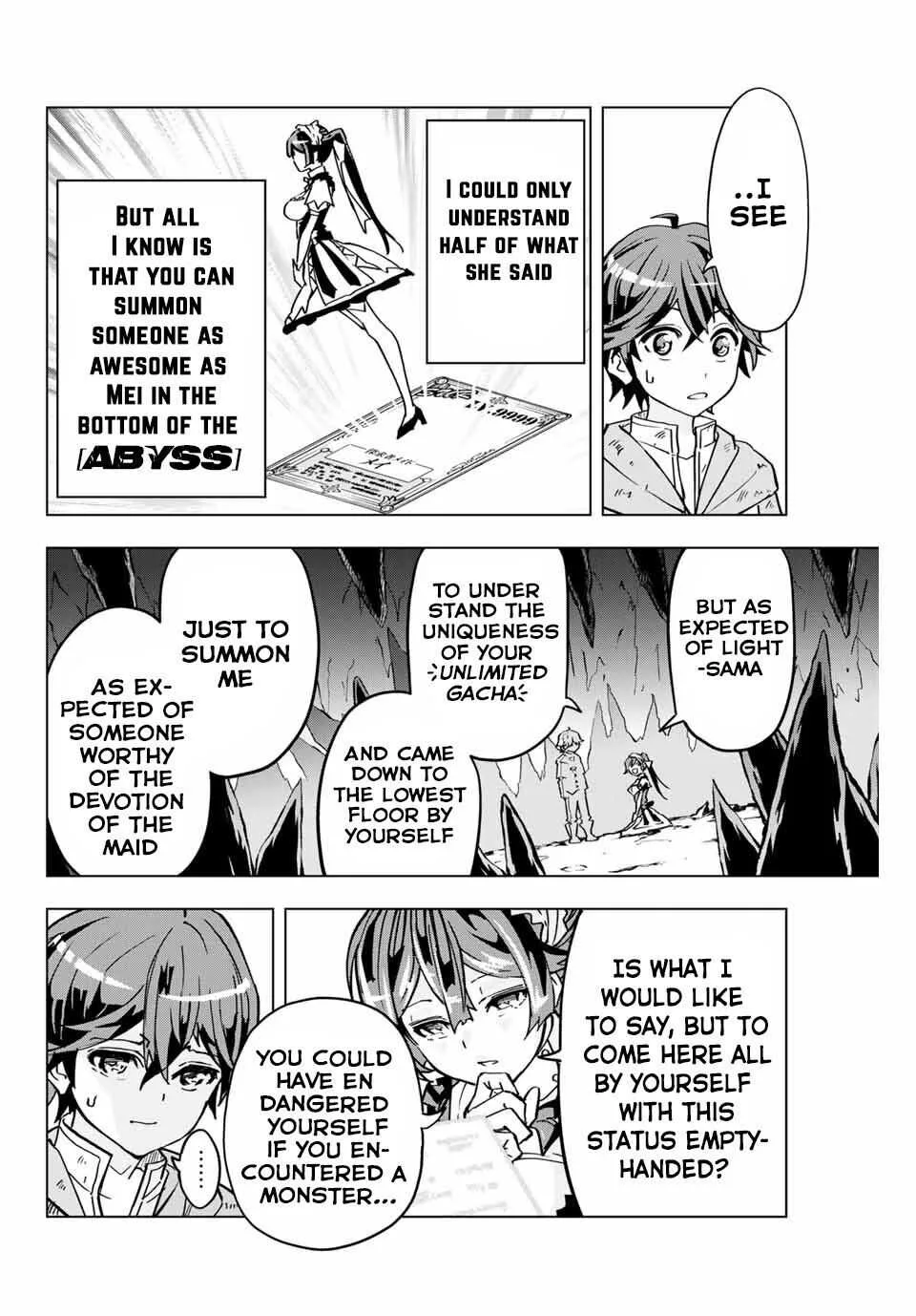 My Gift LVL 9999 Unlimited Gacha Chapter 2 page 13