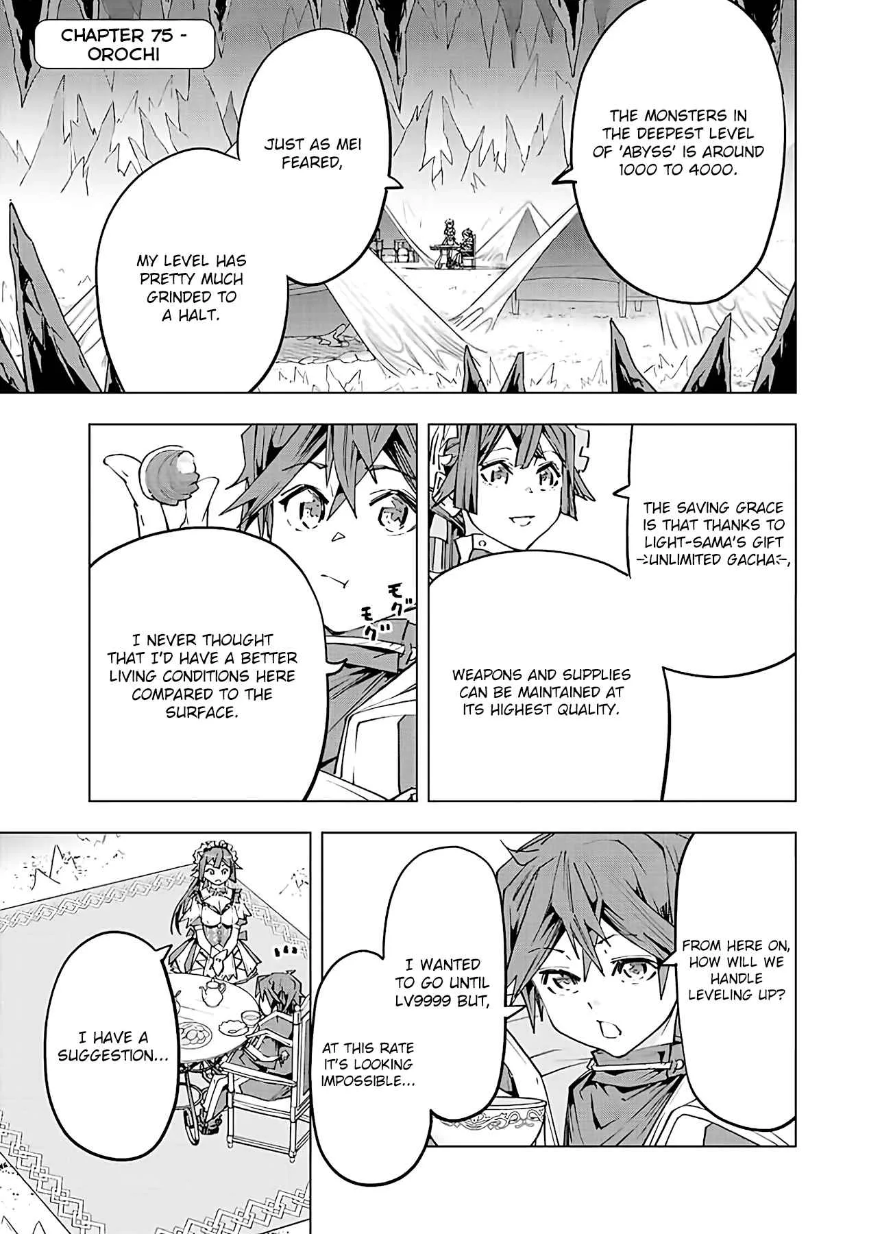 My Gift LVL 9999 Unlimited Gacha Chapter 75 page 2