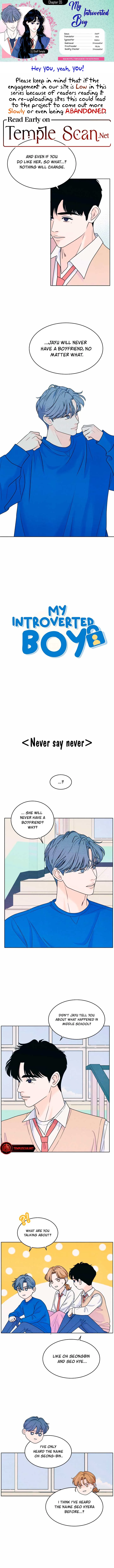 My Introverted Boy Chapter 35 page 2