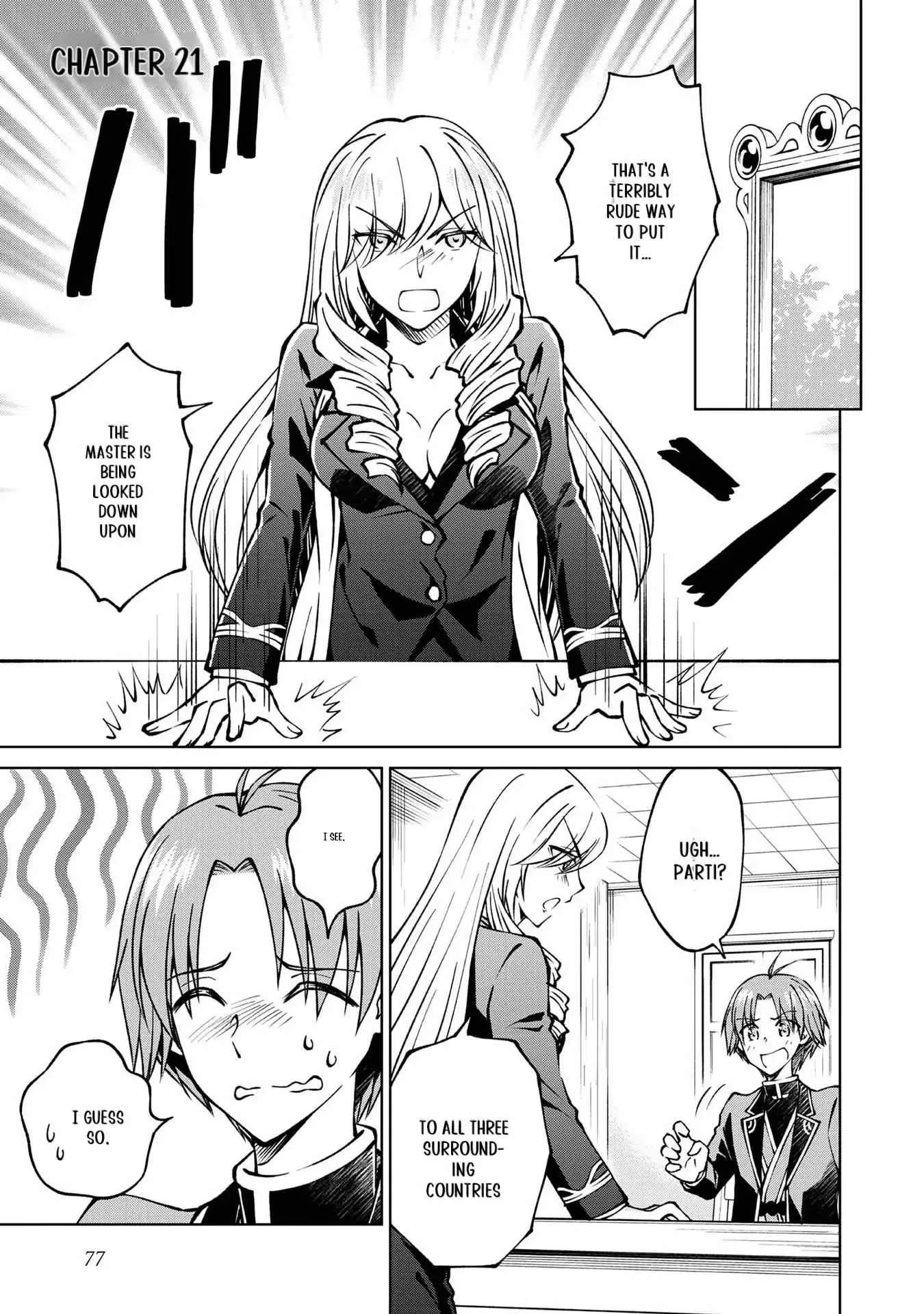 My Noble Family is Headed For Ruin, So I May As Well Study Magic In My Free Time Chapter 21 page 1