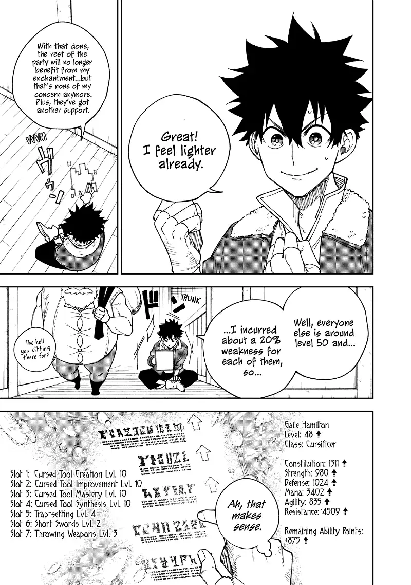 My S-Rank Party Fired Me for Being a Cursificer ~ I Can Only Make “Cursed Items”, but They're Artifact Class! Chapter 1 page 19