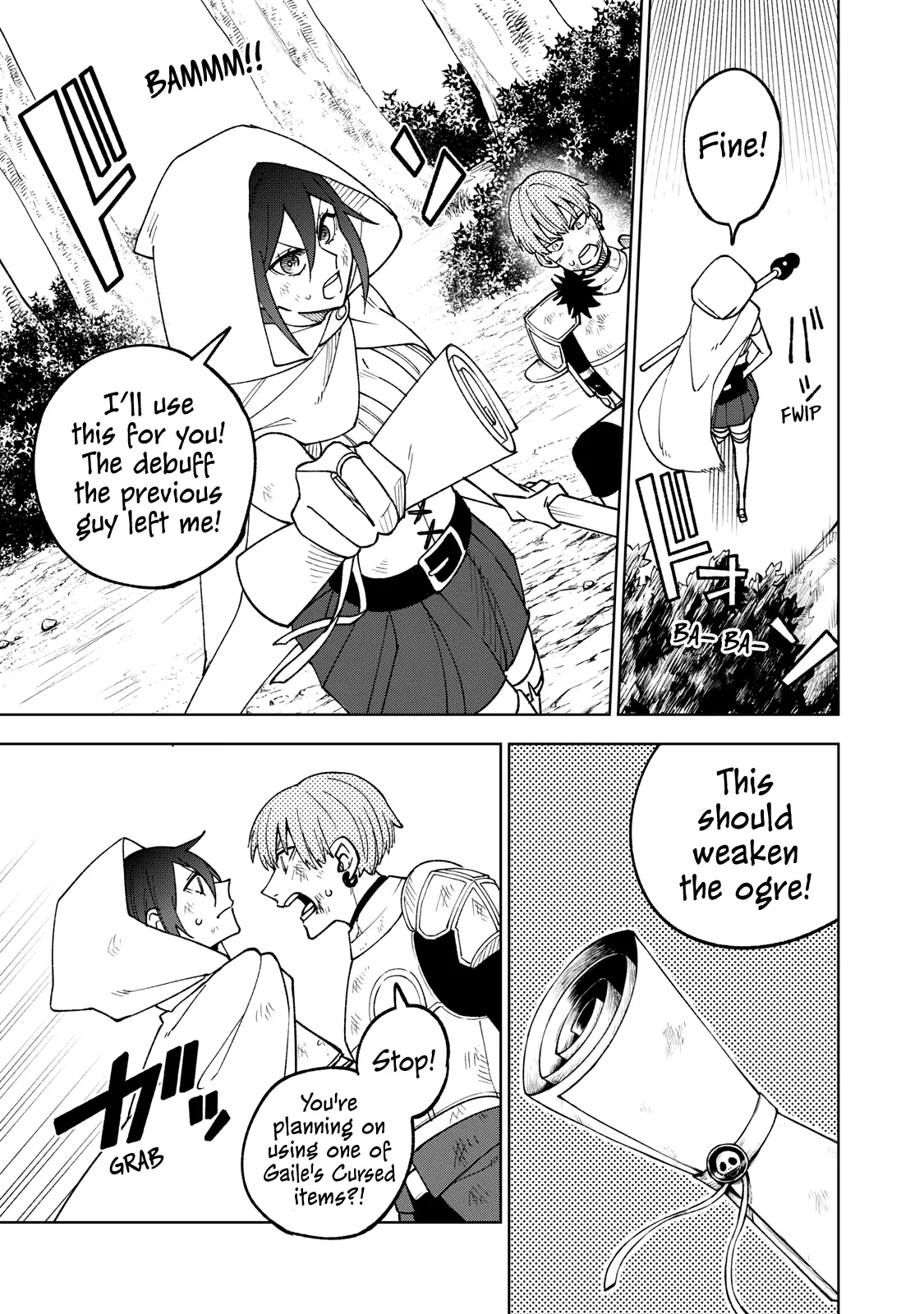 My S-Rank Party Fired Me for Being a Cursificer ~ I Can Only Make “Cursed Items”, but They're Artifact Class! Chapter 3 page 13