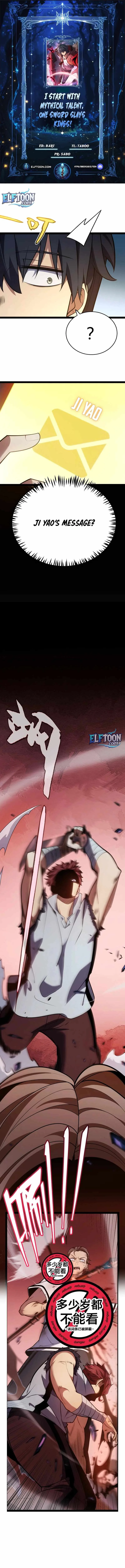My Starting Talent is Mythical, A Single Strike Smites Deities Chapter 11 page 1