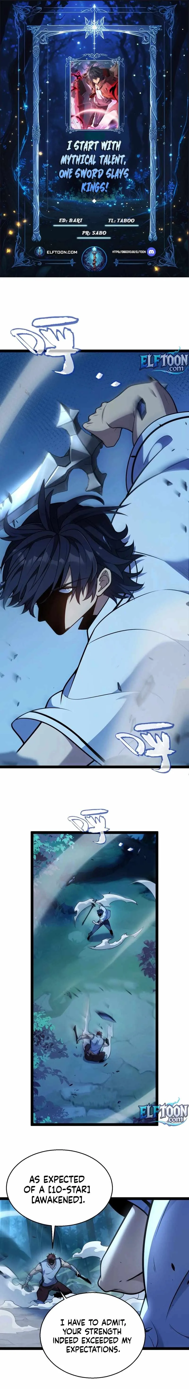 My Starting Talent is Mythical, A Single Strike Smites Deities Chapter 12 page 1