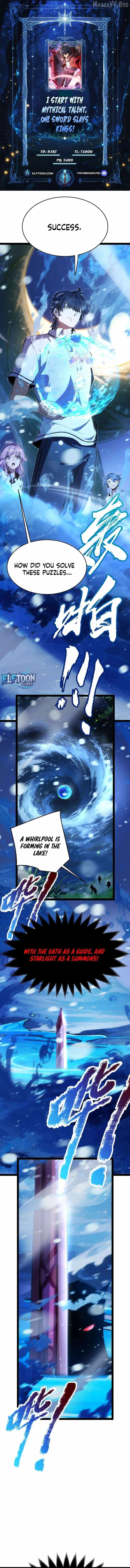 My Starting Talent is Mythical, A Single Strike Smites Deities Chapter 14 page 1
