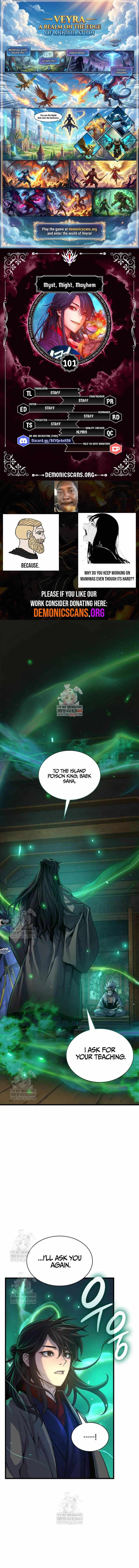 Myst, Might, Mayhem Chapter 101 page 1