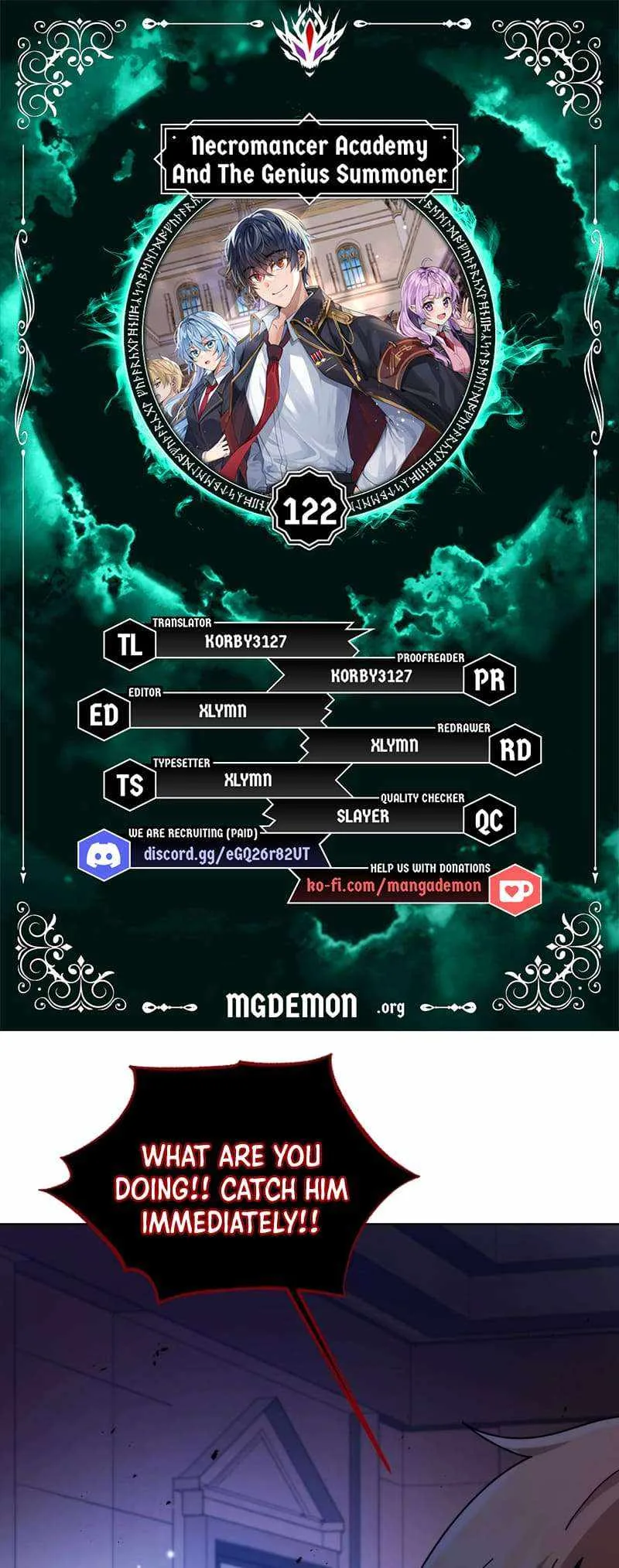 Necromancer Academy and the Genius Summoner Chapter 122 page 1