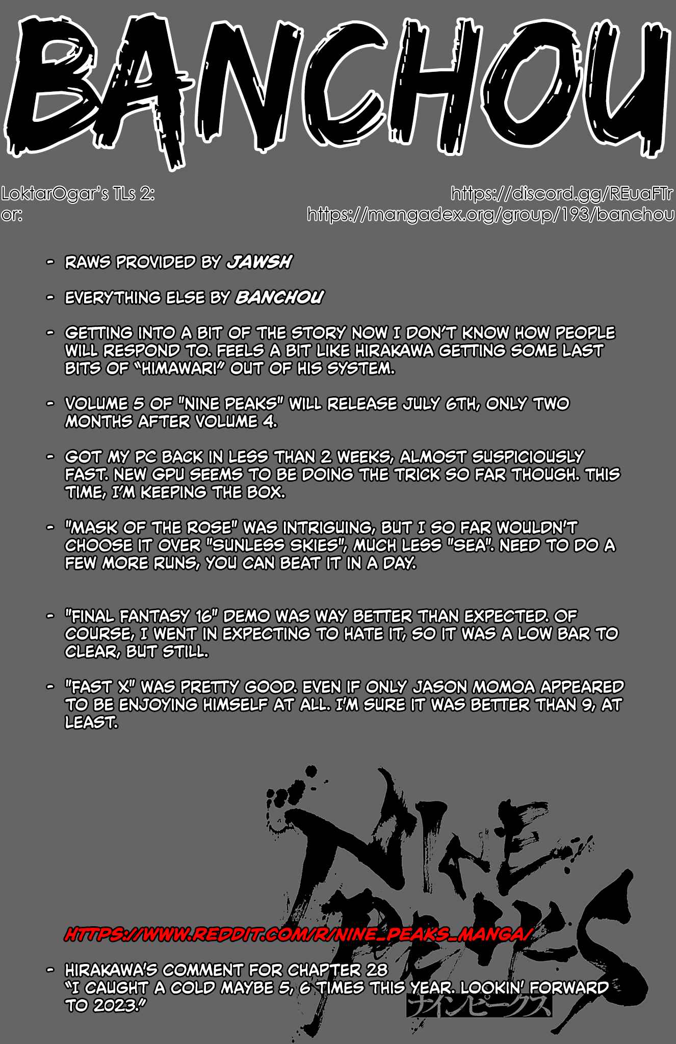NINE PEAKS Chapter 28 page 1