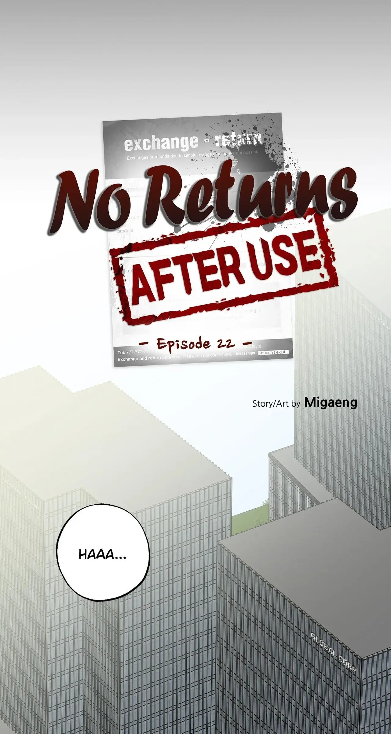 No Returns After Use Chapter 22 page 2