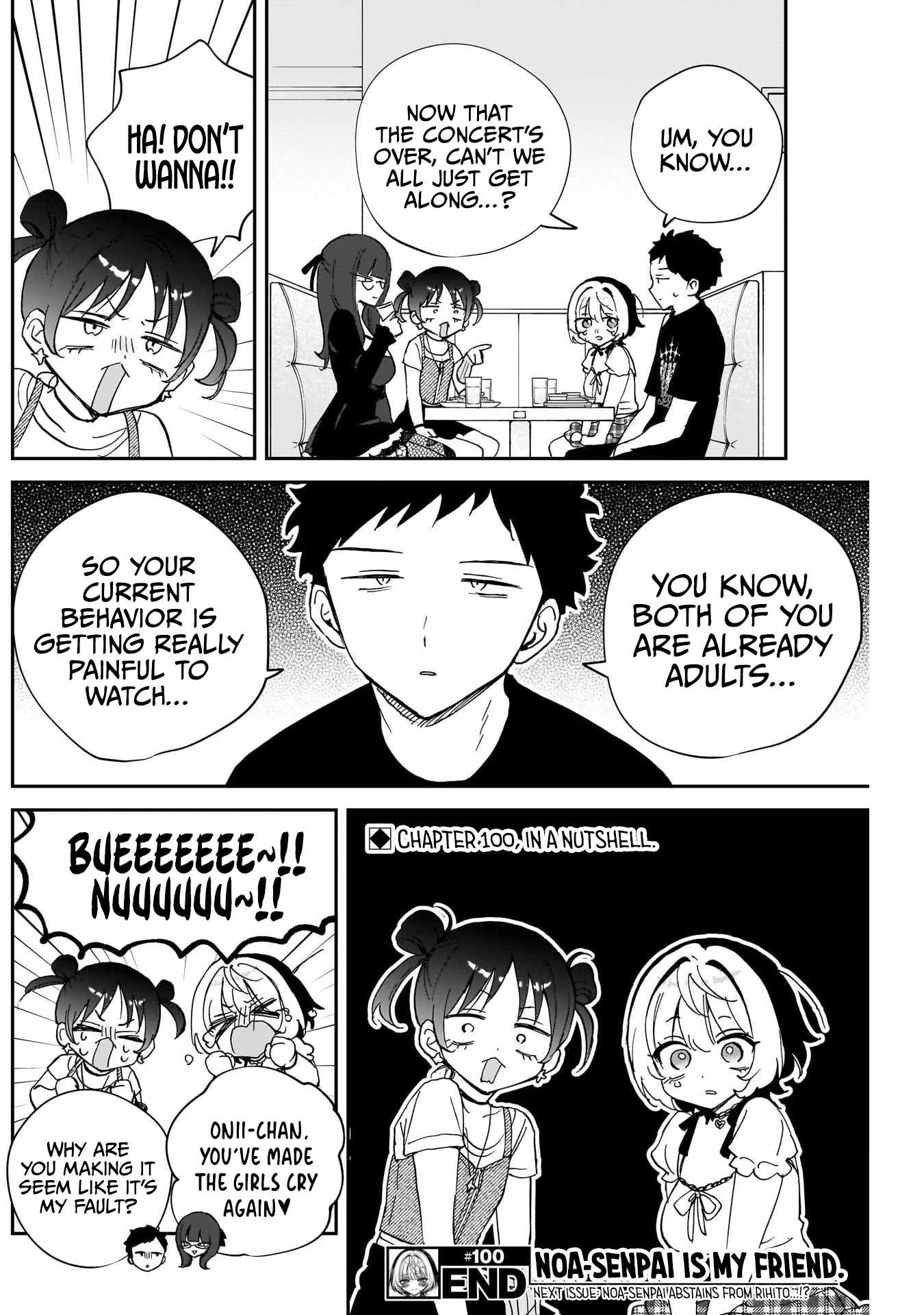 Noa-senpai wa Tomodachi. Chapter 100 page 19