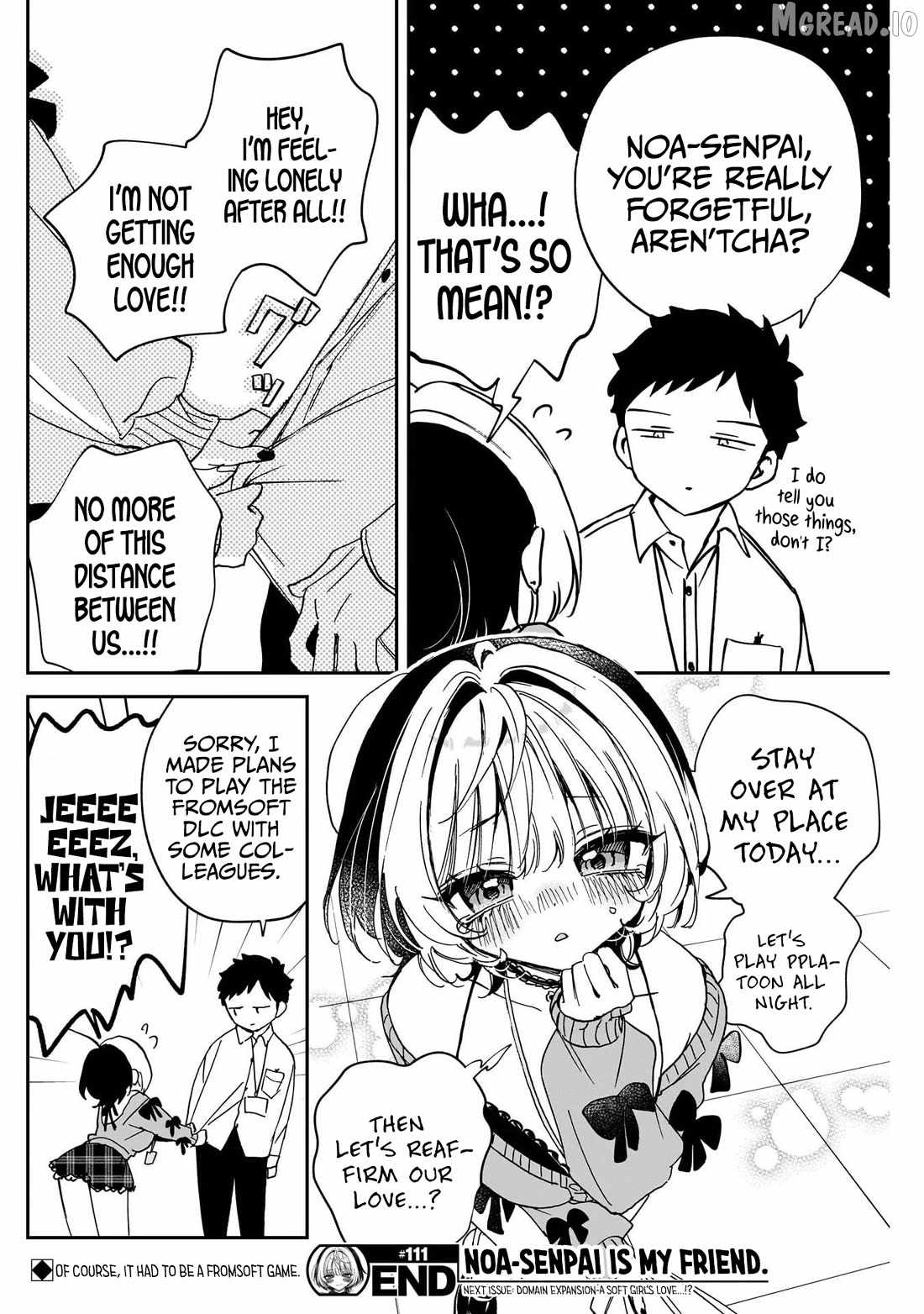 Noa-senpai wa Tomodachi. Chapter 111 page 18