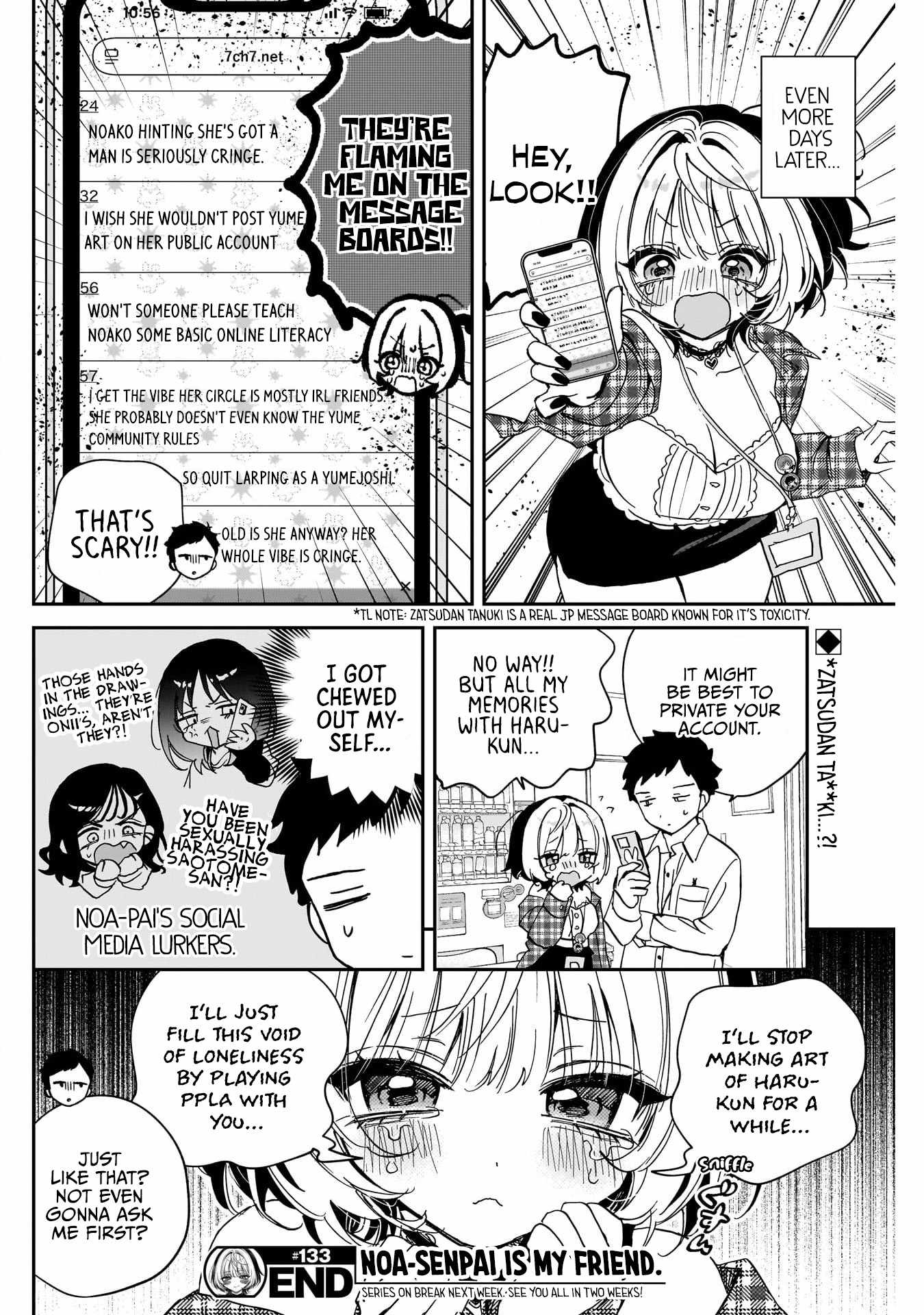 Noa-senpai wa Tomodachi. Chapter 133 page 18
