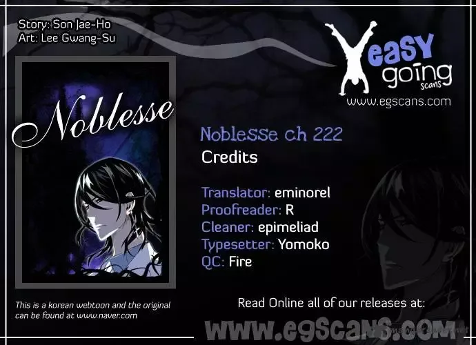 Noblesse Chapter 222 page 1