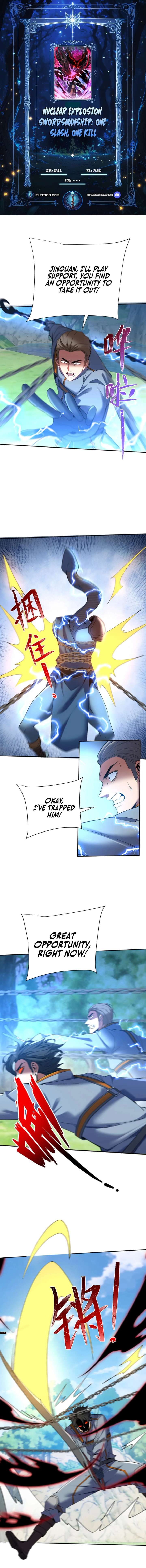 Nuclear Slash Technique: One Hit, One Kill Chapter 38 page 1
