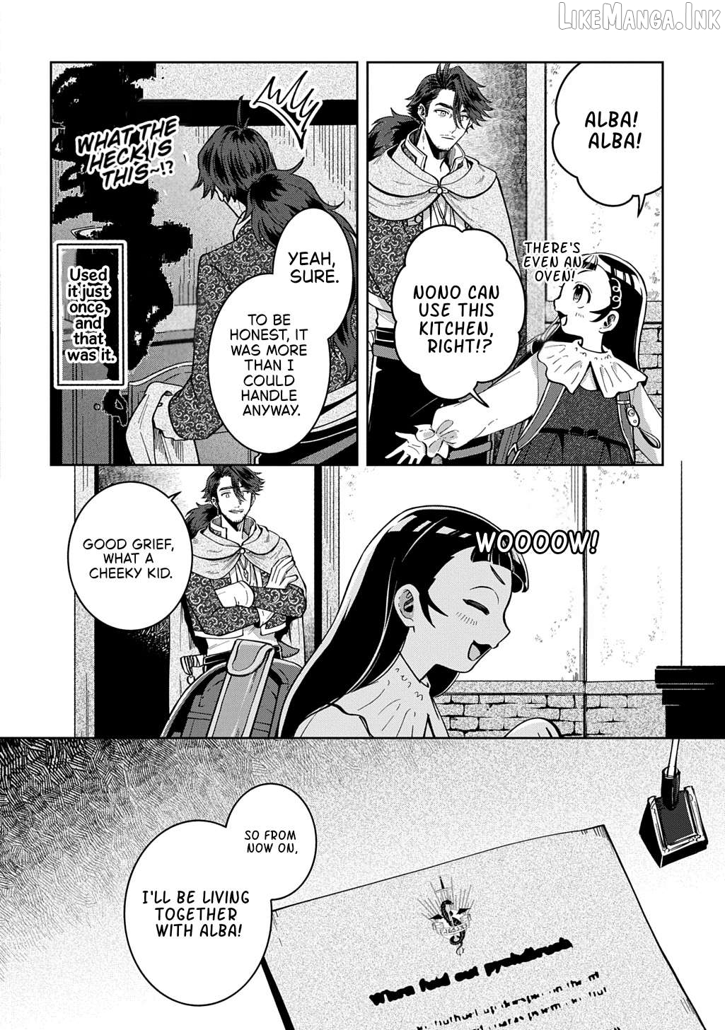 Okami To Randoseru ～ Kyu Saishuka To Tensei Musume No Danjon Gohan ～ Chapter 8.1 page 4