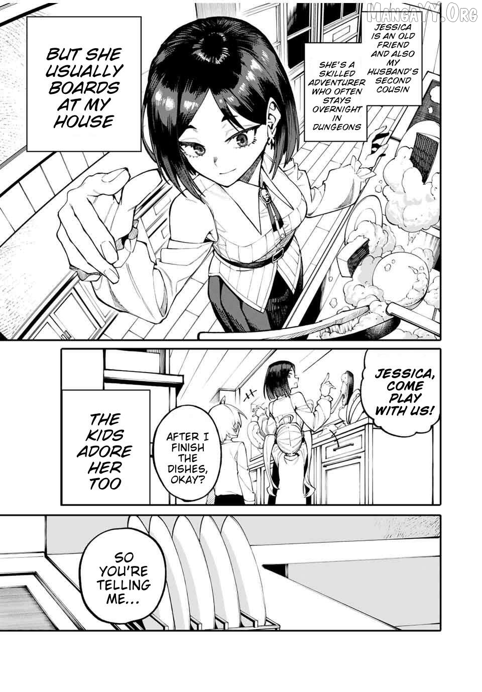 Okāsan Bōkensha, Roguin Bōnasu de Sukiru “Shufu” ni Mezamemashita. Shuuichi Moraeru Chirashi de Bōkensha Seikatsu Ganbarimasu! Chapter 2 page 5