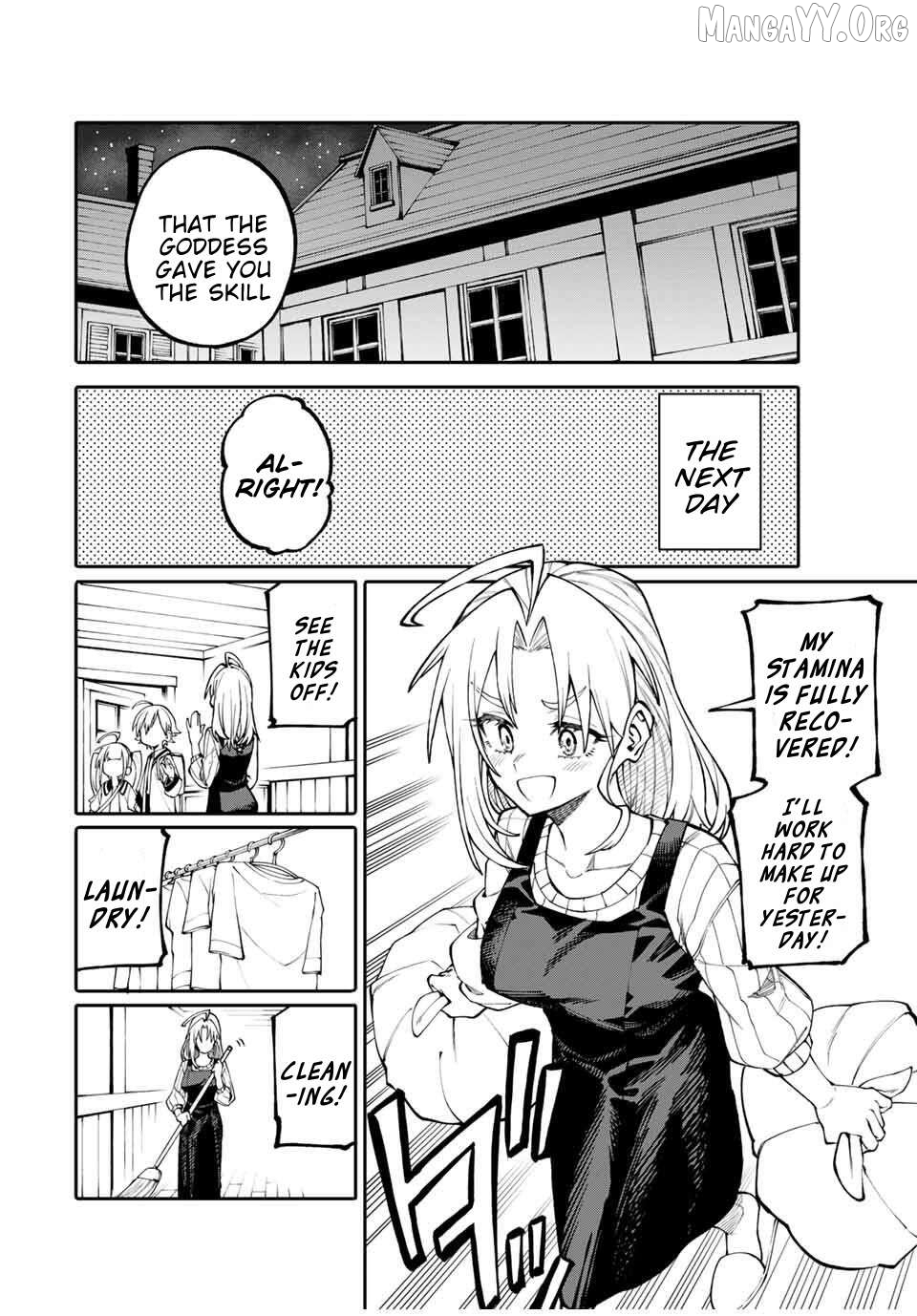 Okāsan Bōkensha, Roguin Bōnasu de Sukiru “Shufu” ni Mezamemashita. Shuuichi Moraeru Chirashi de Bōkensha Seikatsu Ganbarimasu! Chapter 2 page 12