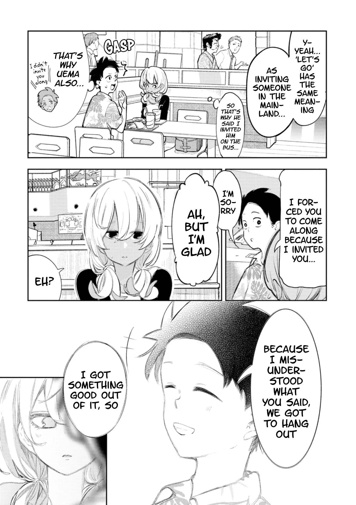 Okinawa de Suki ni Natta Ko ga Hougen Sugite Tsura Sugiru Chapter 16 page 8