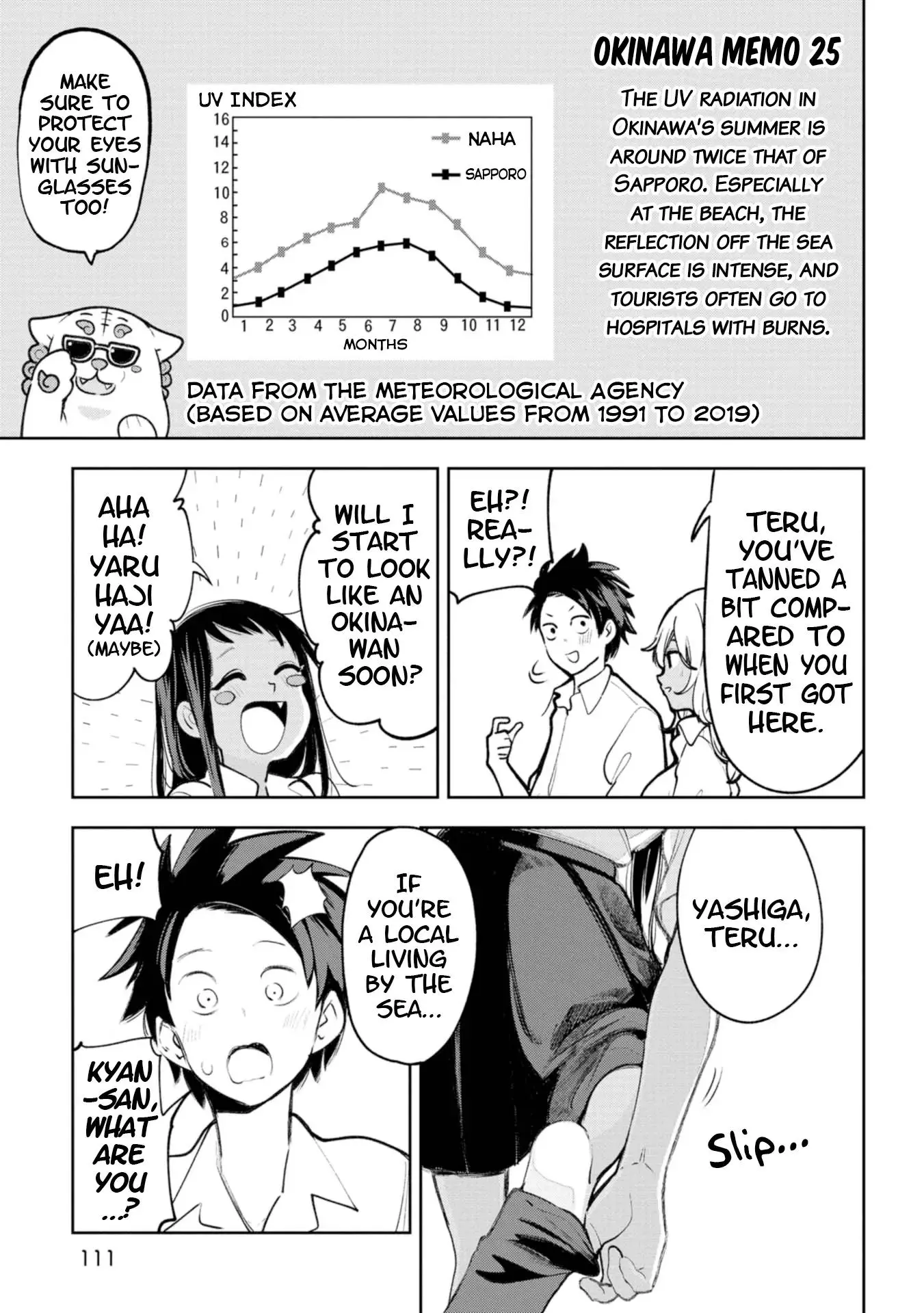 Okinawa de Suki ni Natta Ko ga Hougen Sugite Tsura Sugiru Chapter 19.5 page 3