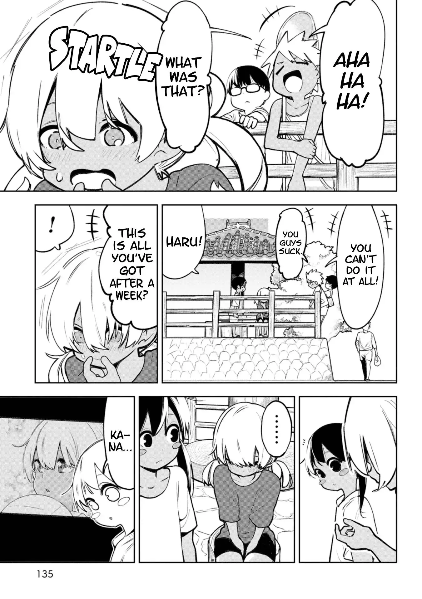 Okinawa de Suki ni Natta Ko ga Hougen Sugite Tsura Sugiru Chapter 20.5 page 4