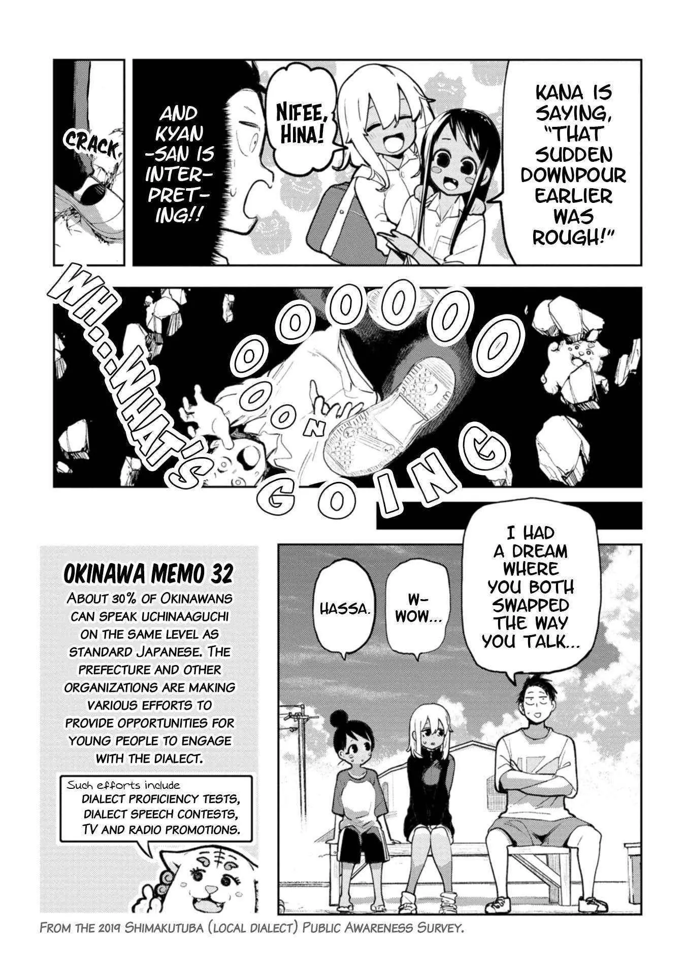 Okinawa de Suki ni Natta Ko ga Hougen Sugite Tsura Sugiru Chapter 21.5 page 8