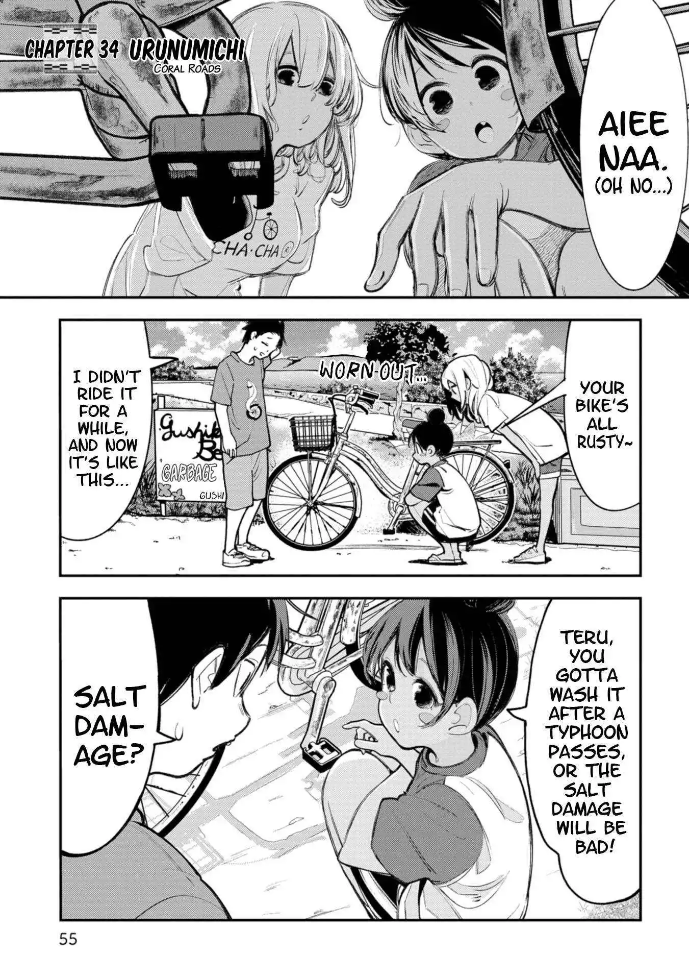 Okinawa de Suki ni Natta Ko ga Hougen Sugite Tsura Sugiru Chapter 34 page 2