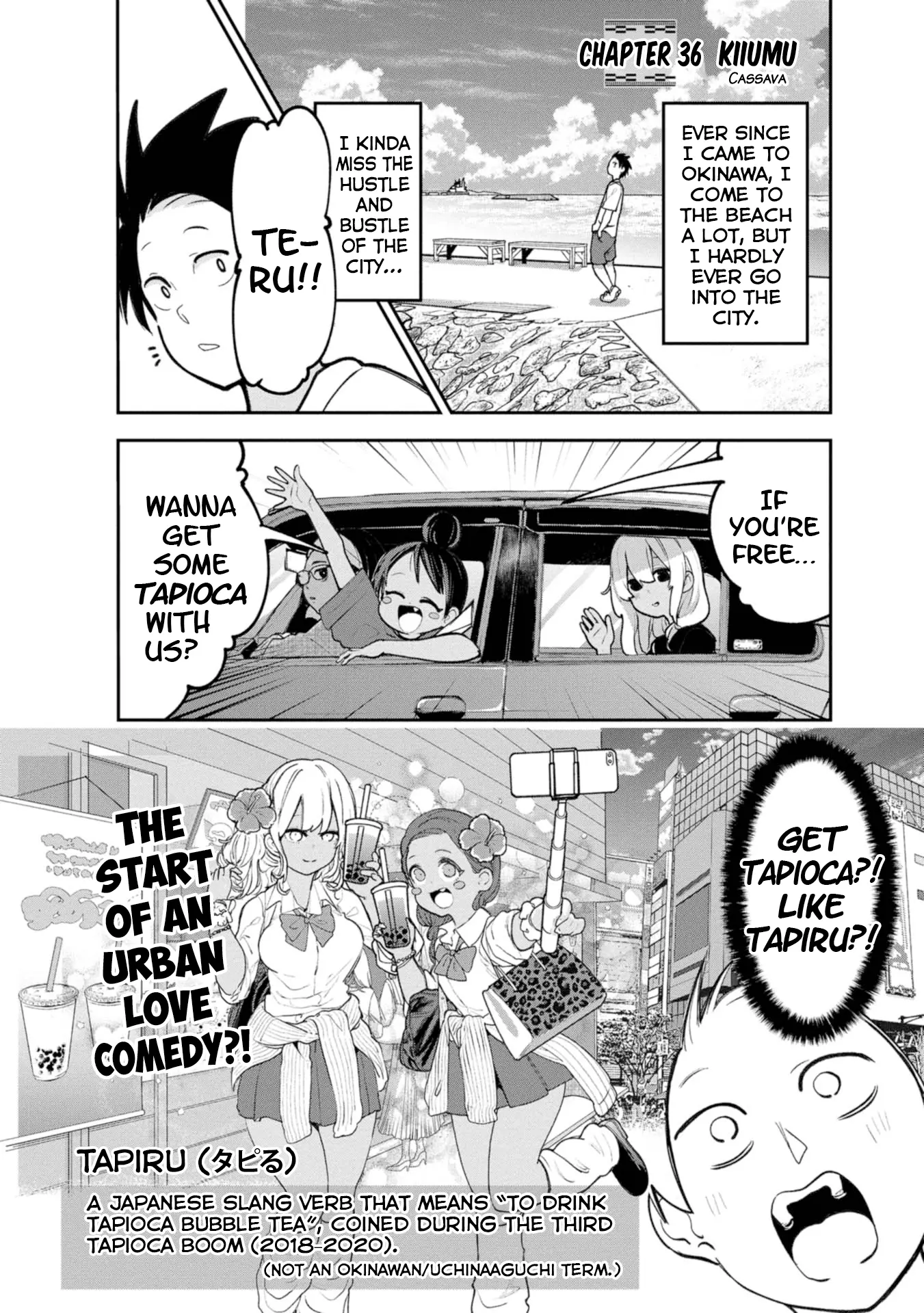 Okinawa de Suki ni Natta Ko ga Hougen Sugite Tsura Sugiru Chapter 36 page 1