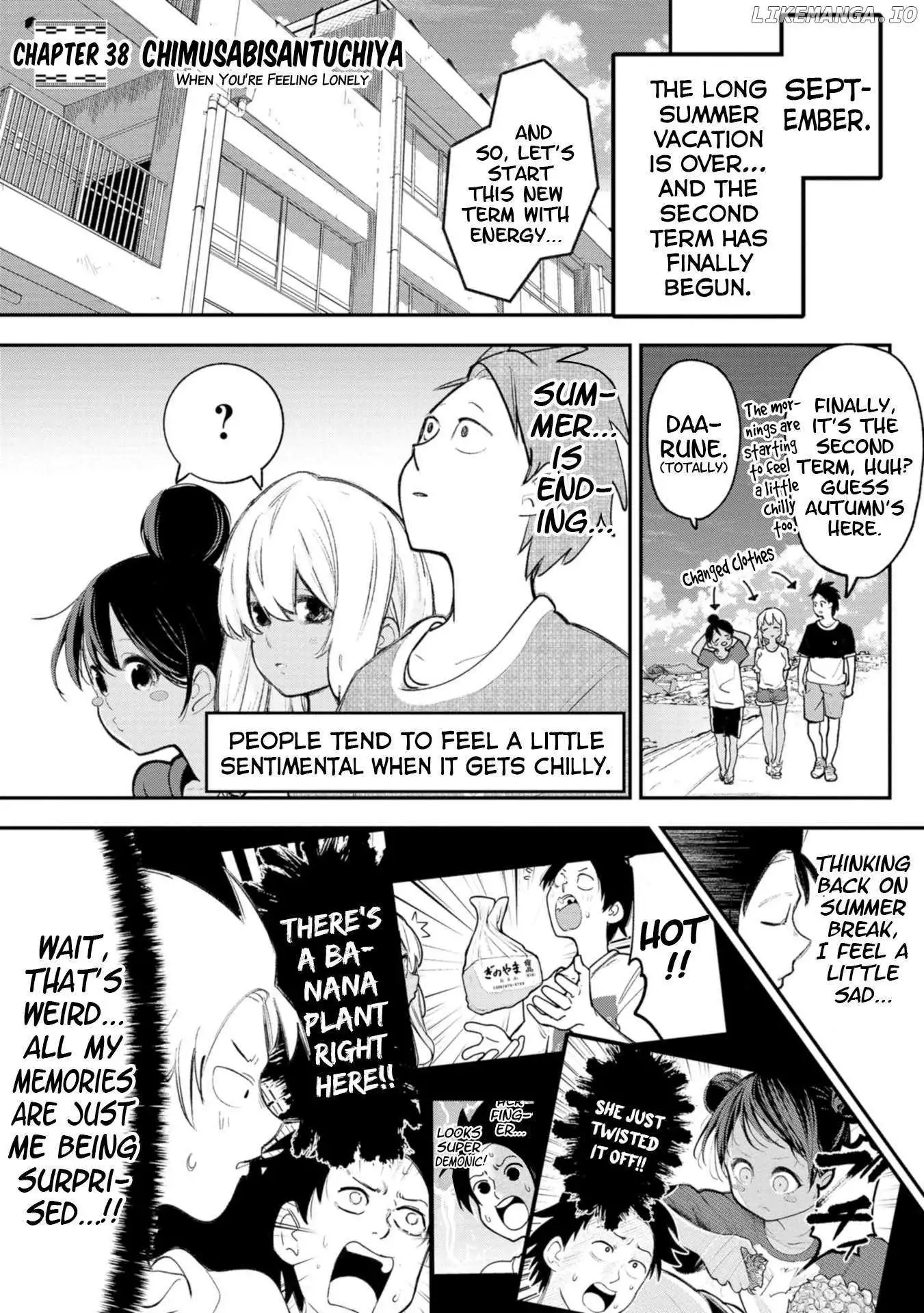 Okinawa de Suki ni Natta Ko ga Hougen Sugite Tsura Sugiru Chapter 38 page 1