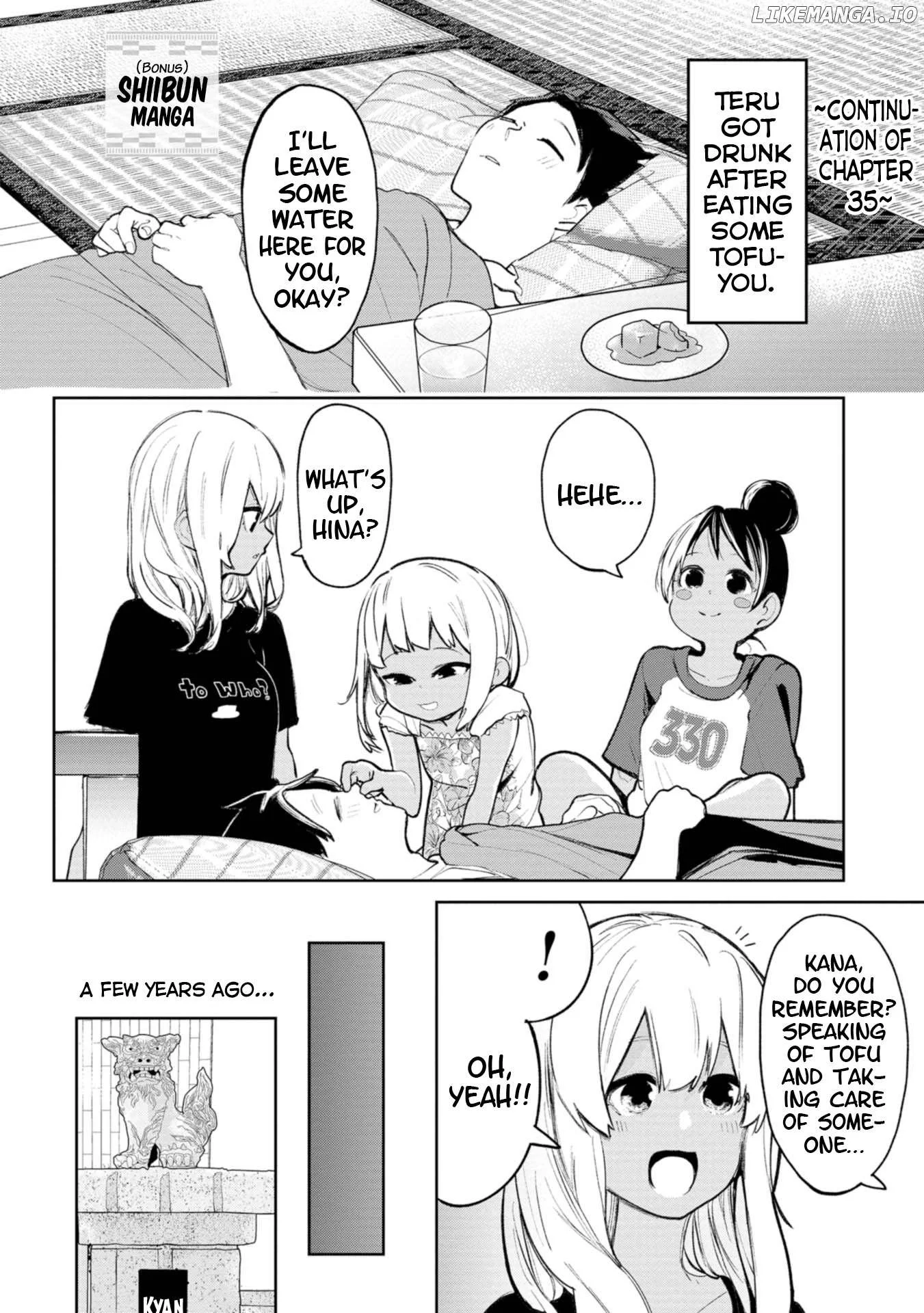 Okinawa de Suki ni Natta Ko ga Hougen Sugite Tsura Sugiru Chapter 40.5 page 1