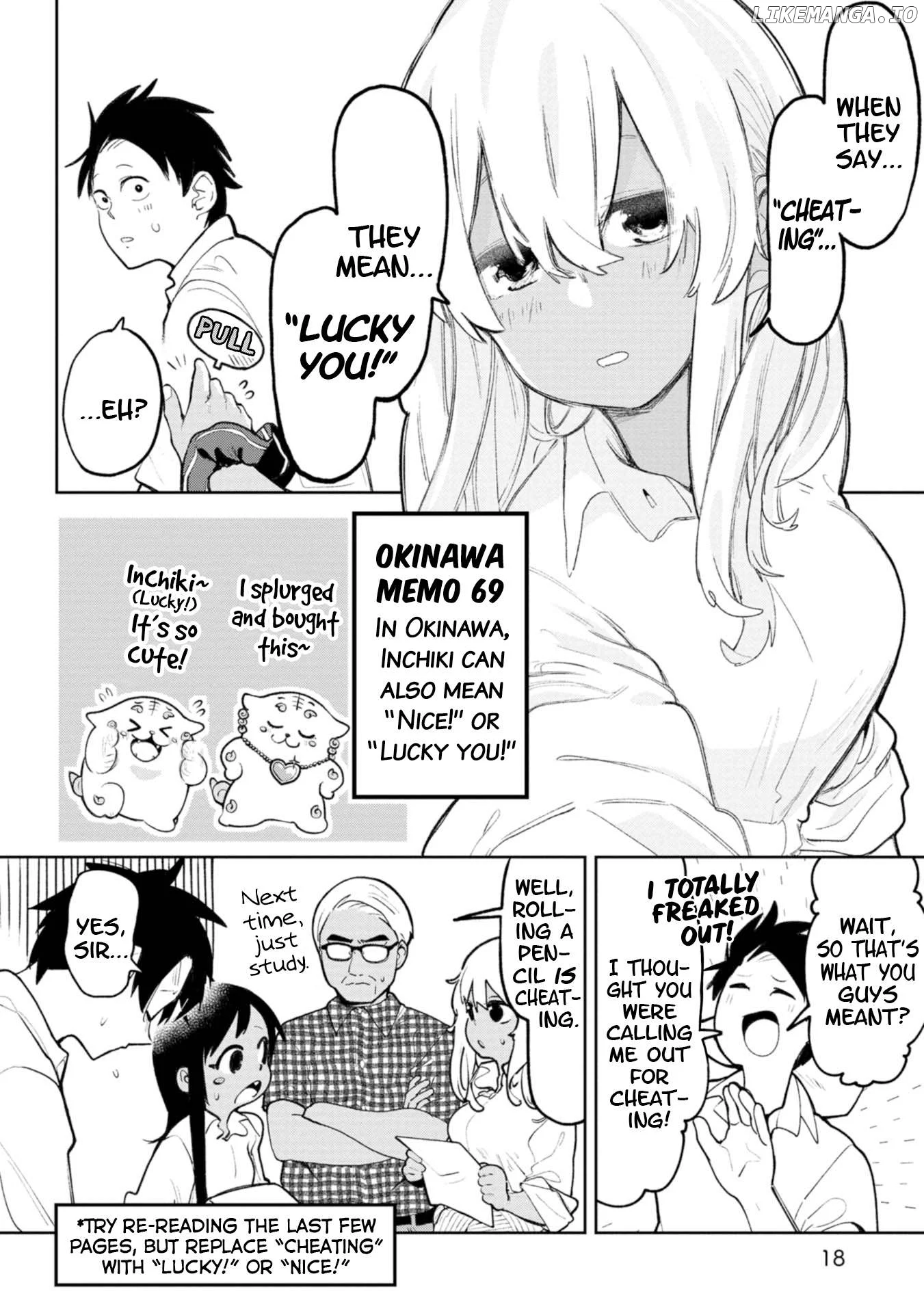 Okinawa de Suki ni Natta Ko ga Hougen Sugite Tsura Sugiru Chapter 41.5 page 6
