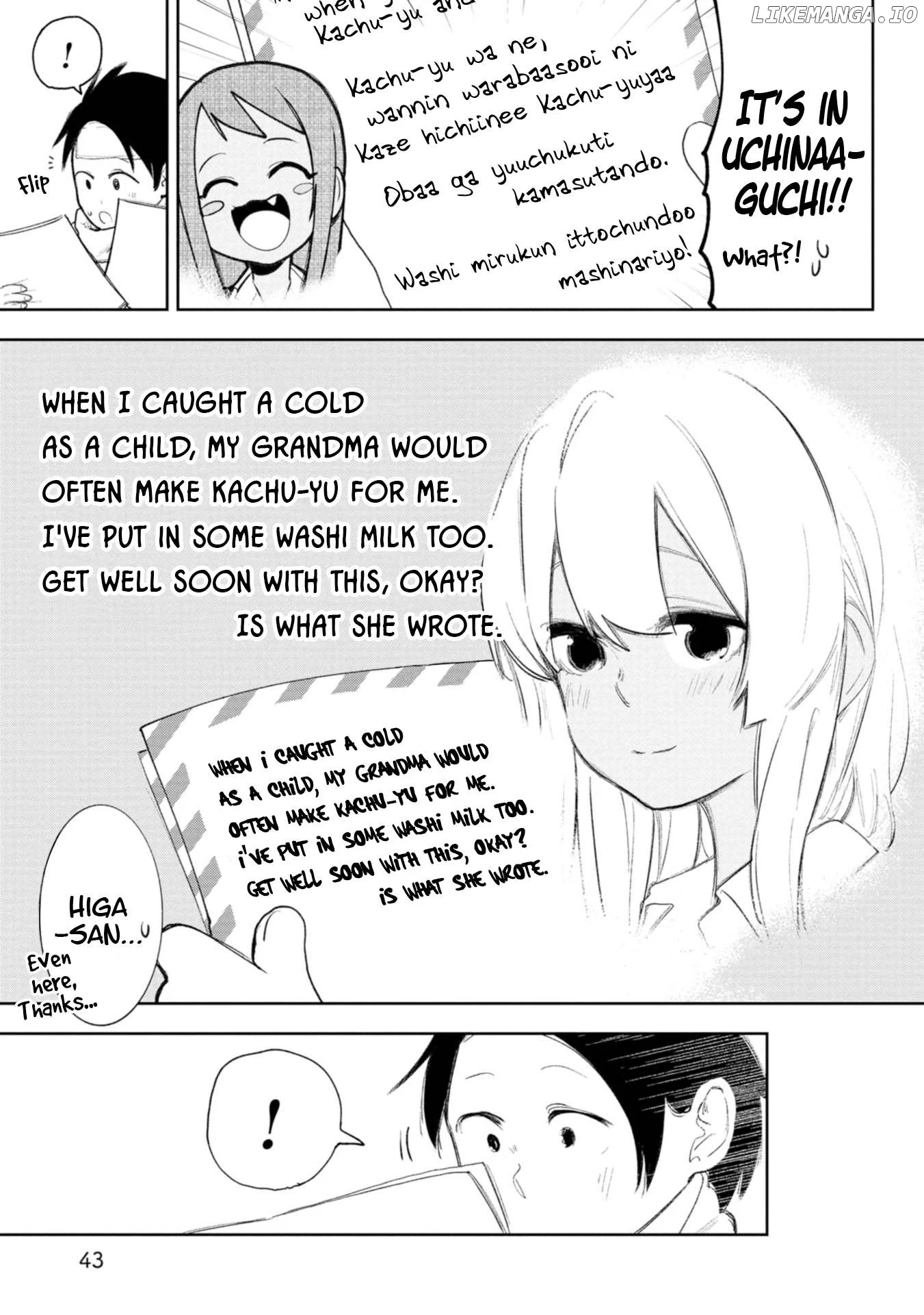 Okinawa de Suki ni Natta Ko ga Hougen Sugite Tsura Sugiru Chapter 43 page 9