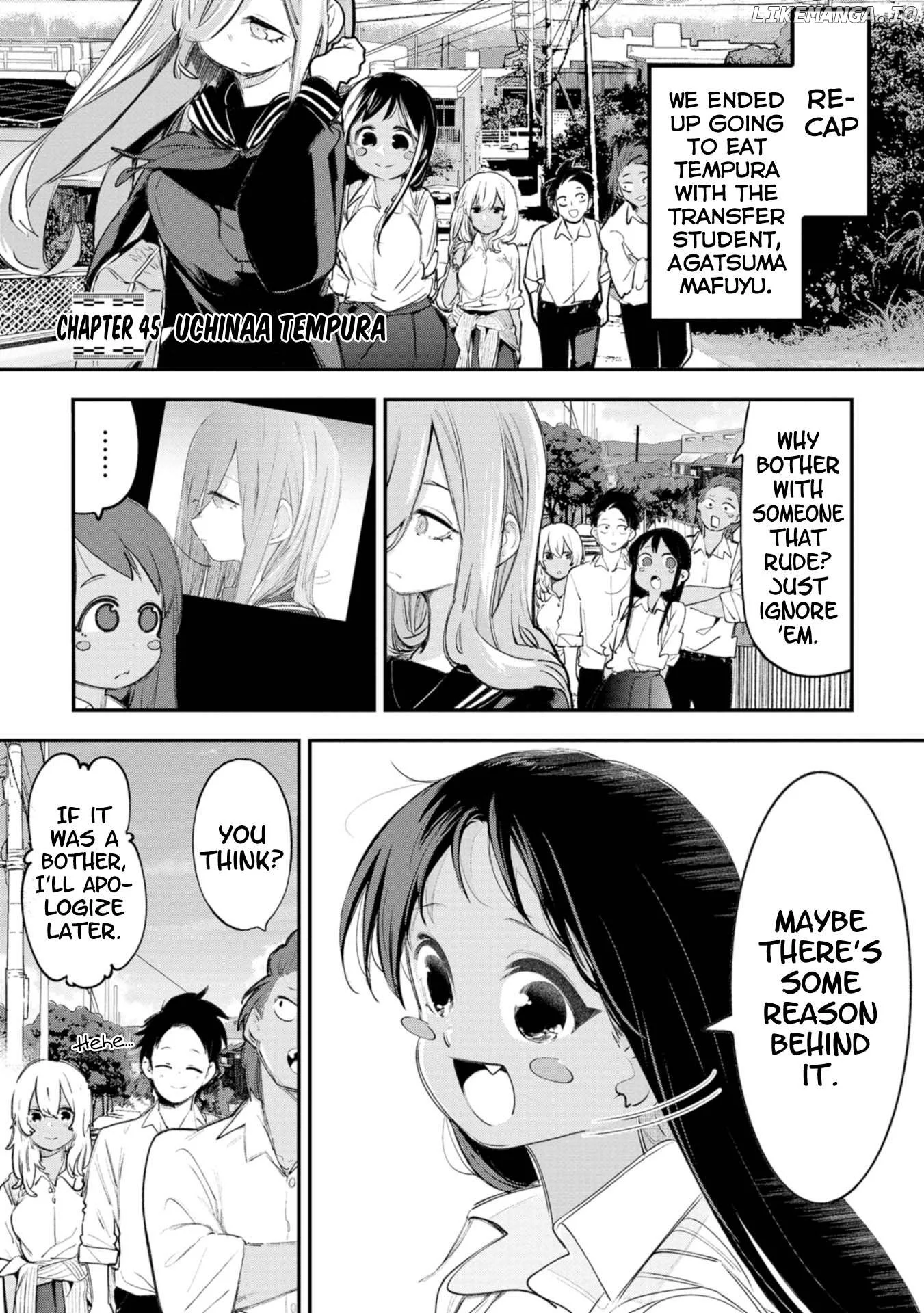 Okinawa de Suki ni Natta Ko ga Hougen Sugite Tsura Sugiru Chapter 45 page 1