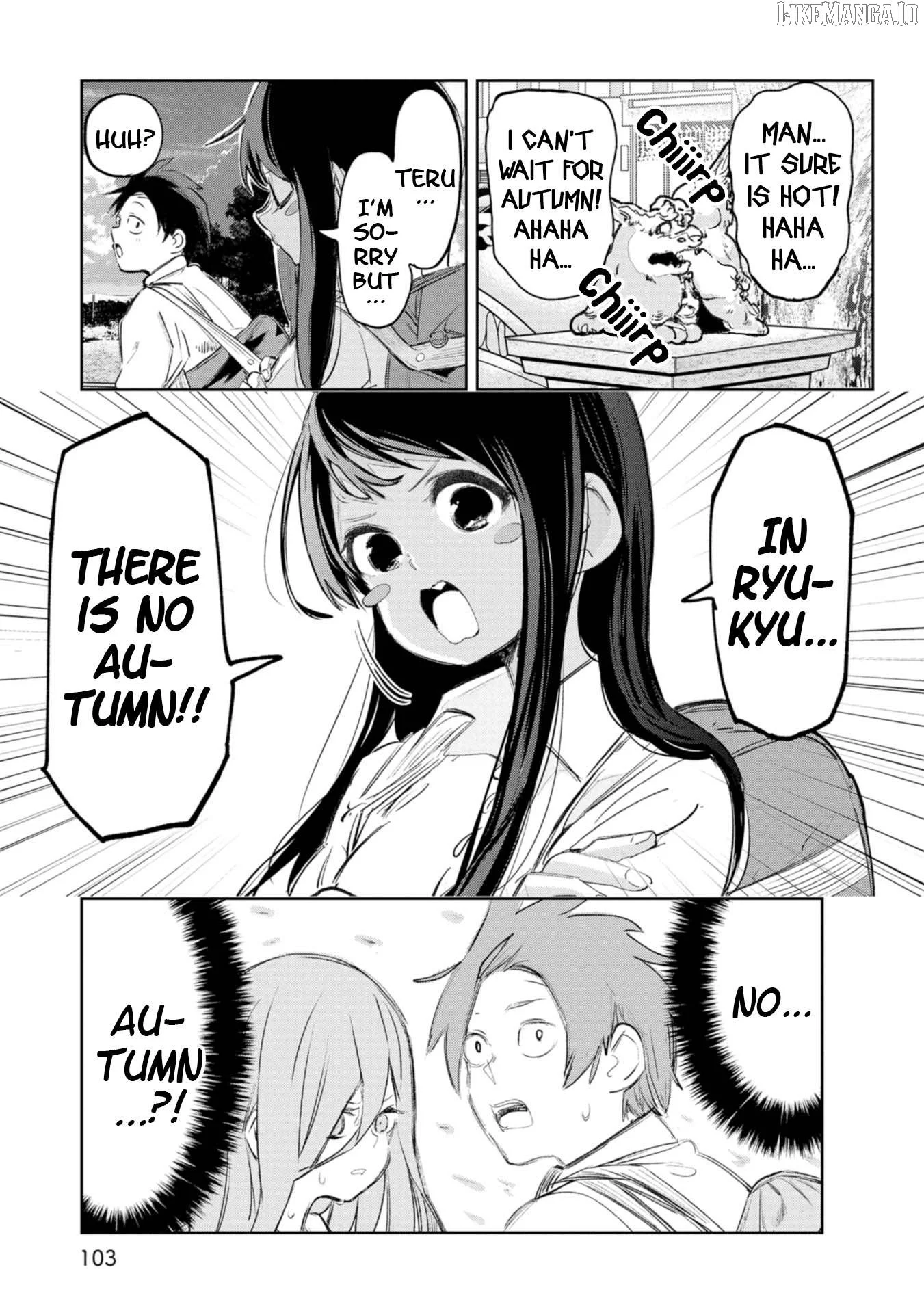Okinawa de Suki ni Natta Ko ga Hougen Sugite Tsura Sugiru Chapter 47 page 6