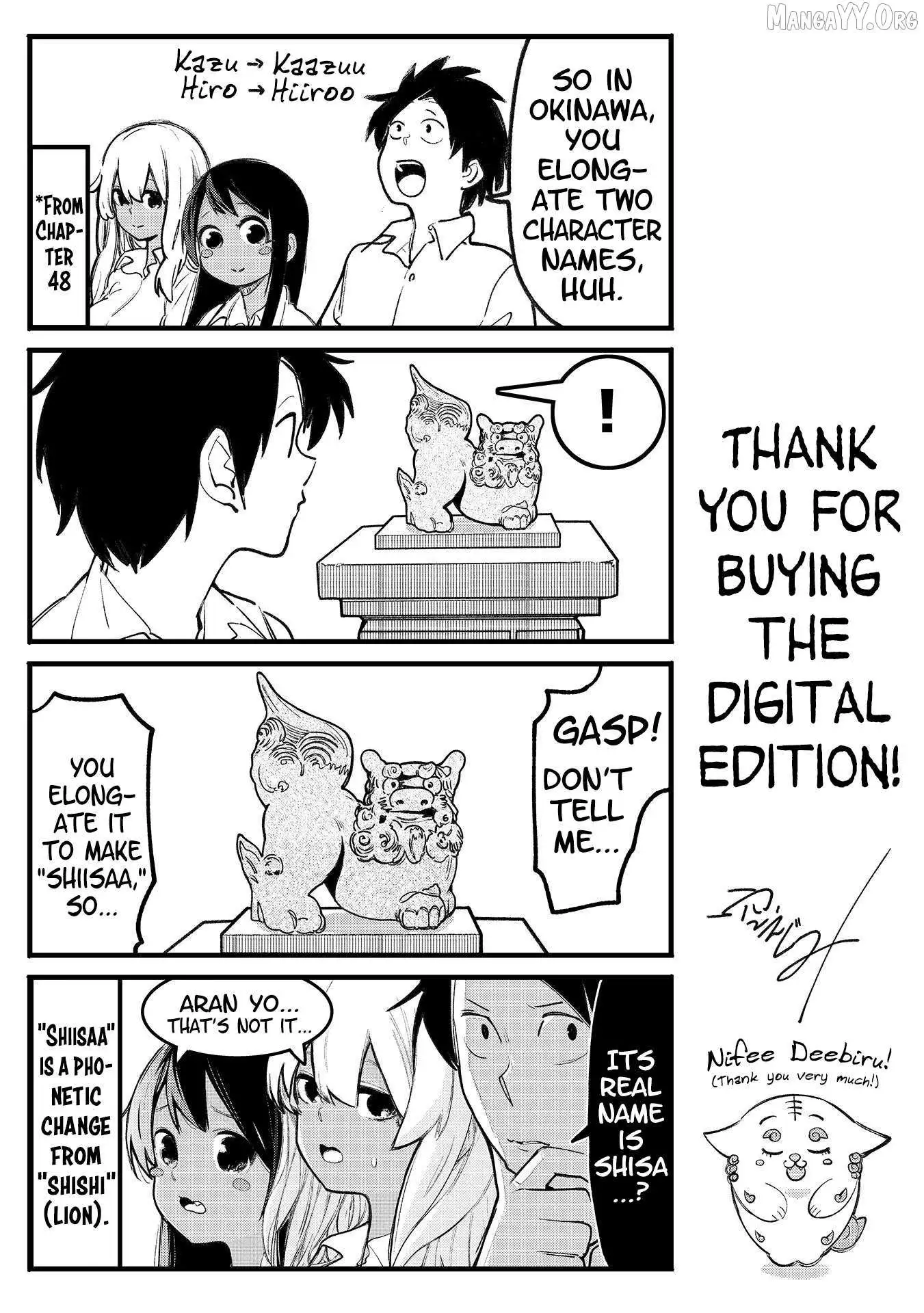 Okinawa de Suki ni Natta Ko ga Hougen Sugite Tsura Sugiru Chapter 49.5 page 13