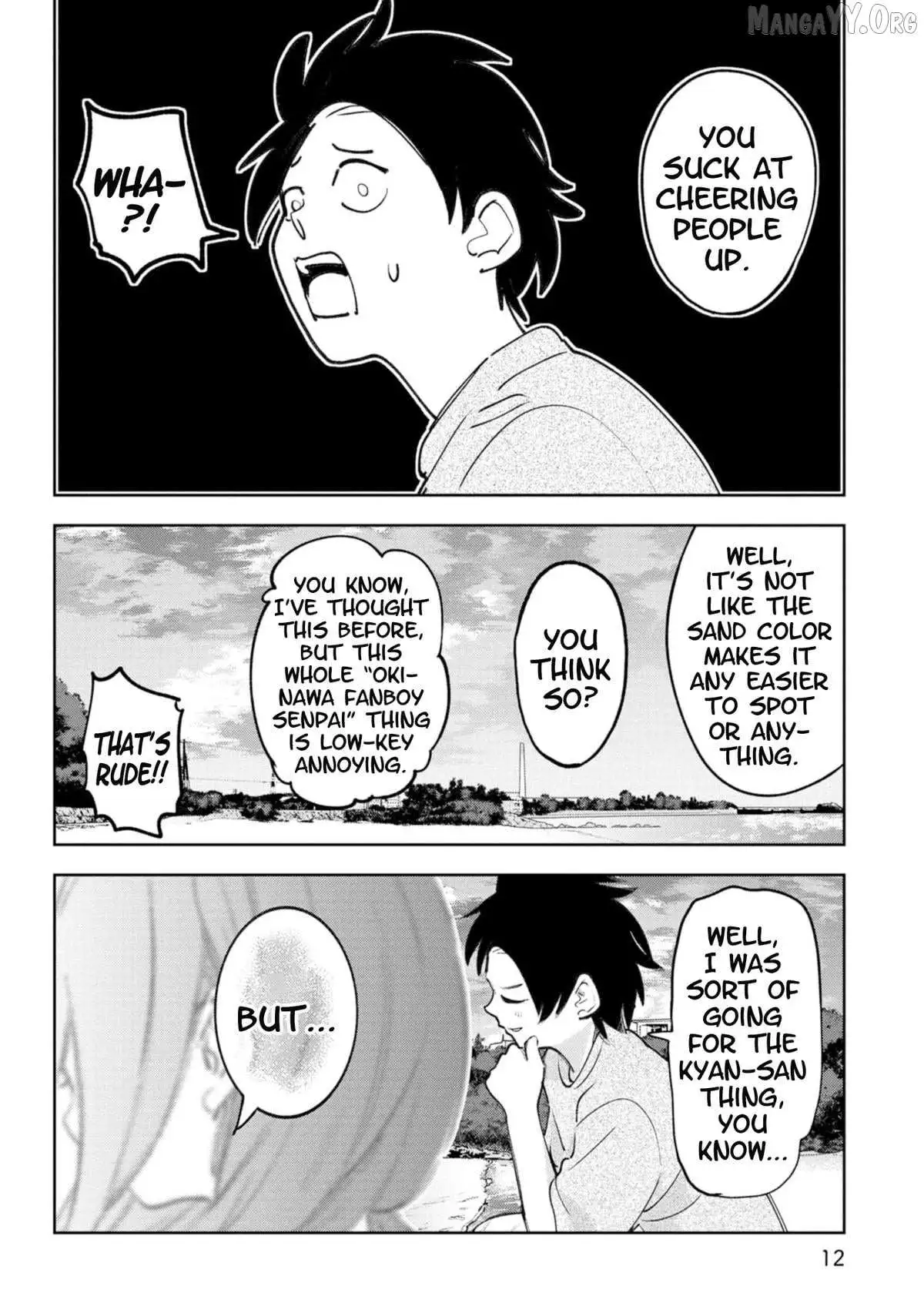 Okinawa de Suki ni Natta Ko ga Hougen Sugite Tsura Sugiru Chapter 50 page 12