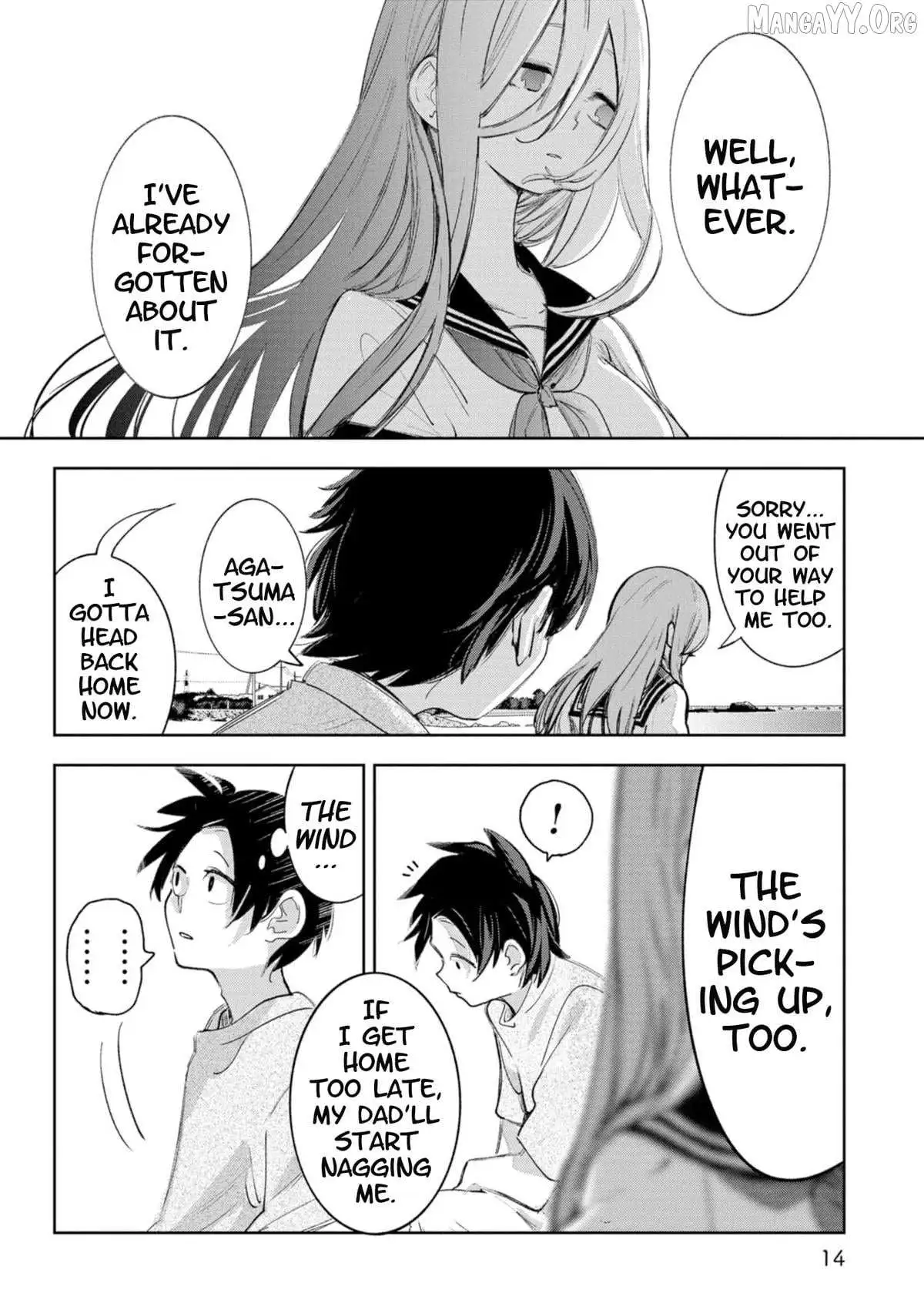 Okinawa de Suki ni Natta Ko ga Hougen Sugite Tsura Sugiru Chapter 50 page 14