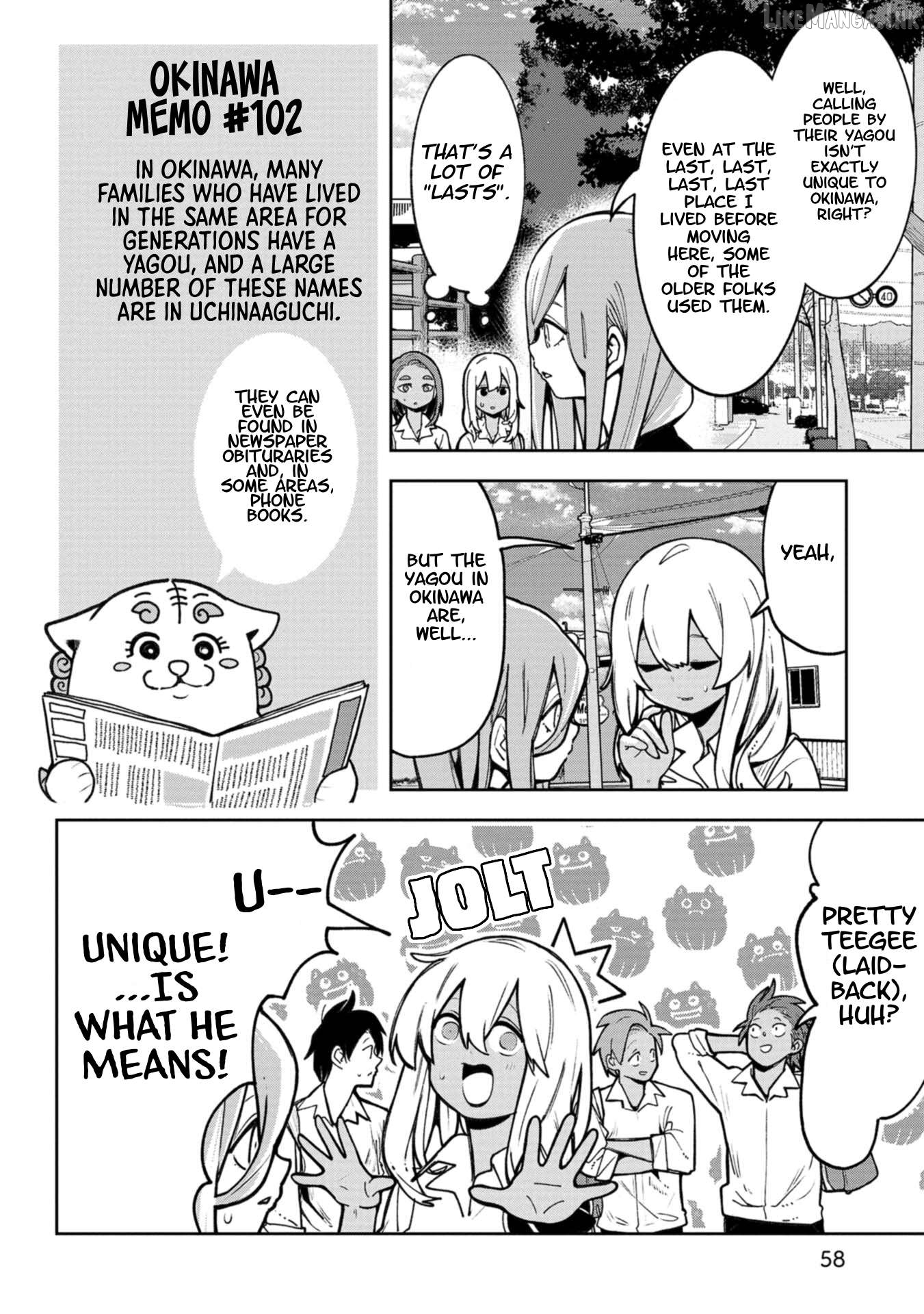 Okinawa de Suki ni Natta Ko ga Hougen Sugite Tsura Sugiru Chapter 63 page 4