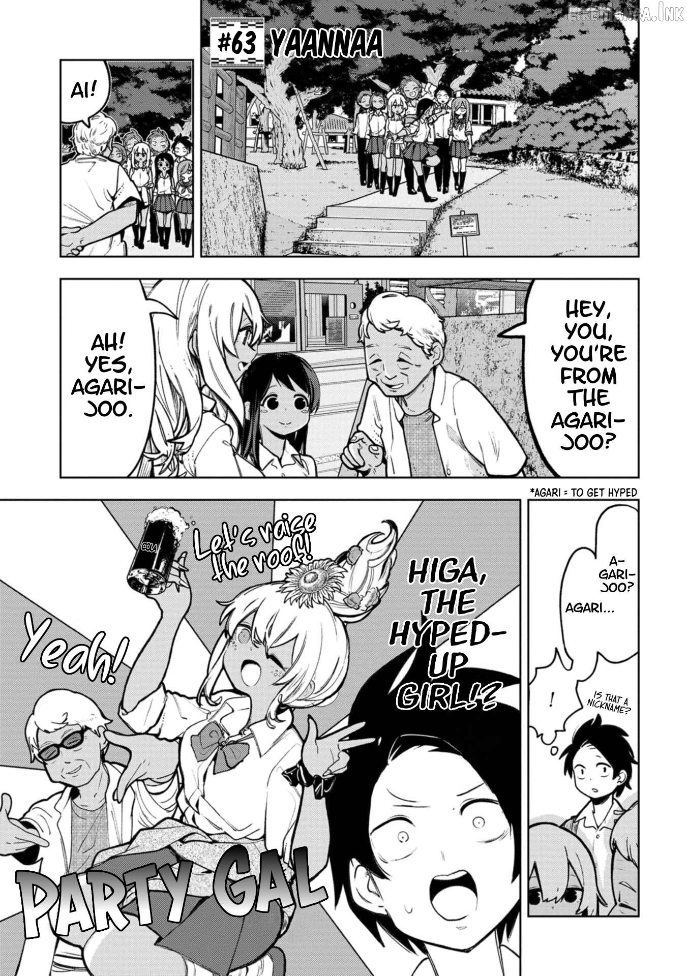 Okinawa de Suki ni Natta Ko ga Hougen Sugite Tsura Sugiru Chapter 63 page 1