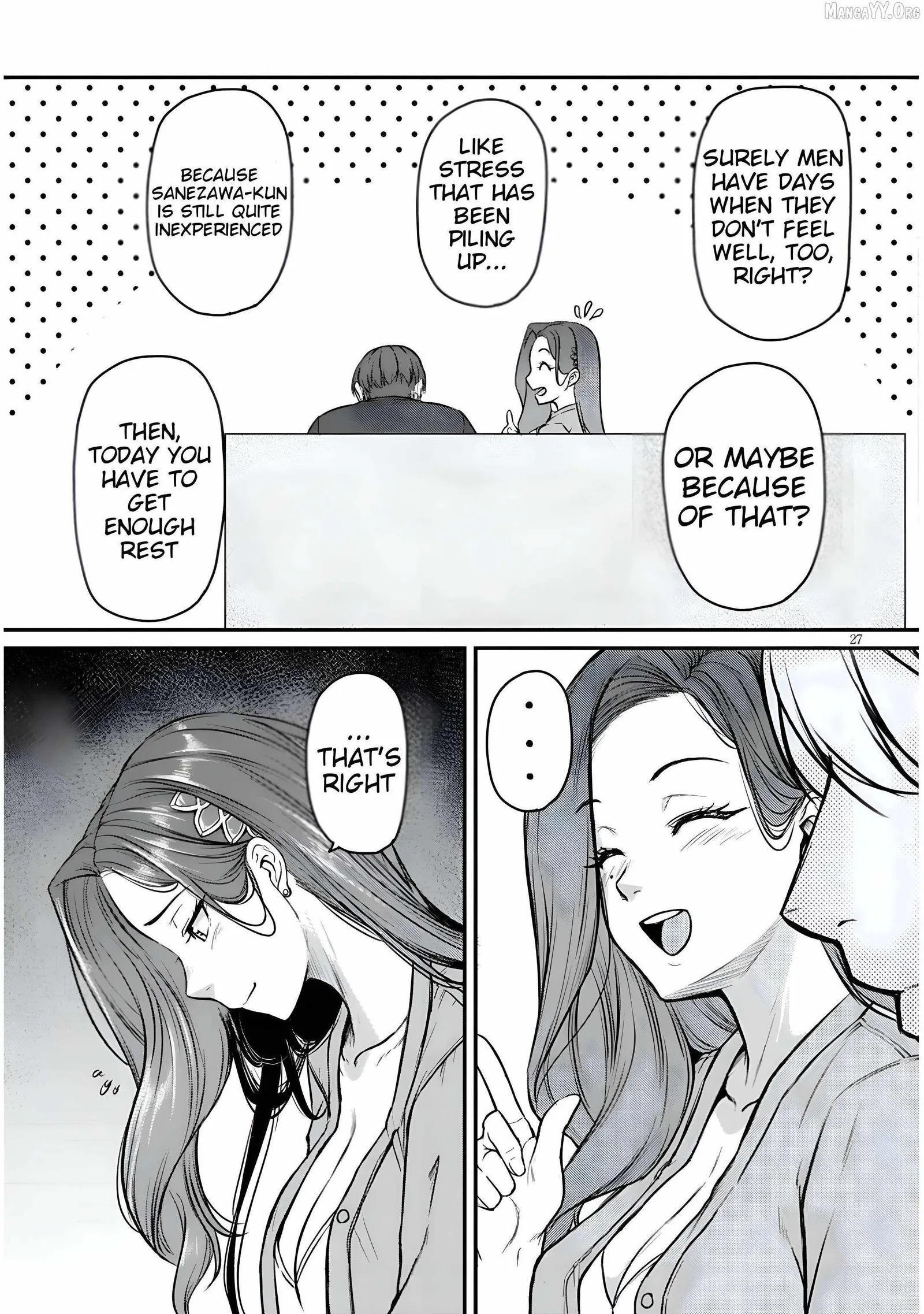 On My Way Home from Work, My Beautiful Single Boss Asked Me to Do Something for Her Chapter 10 page 27