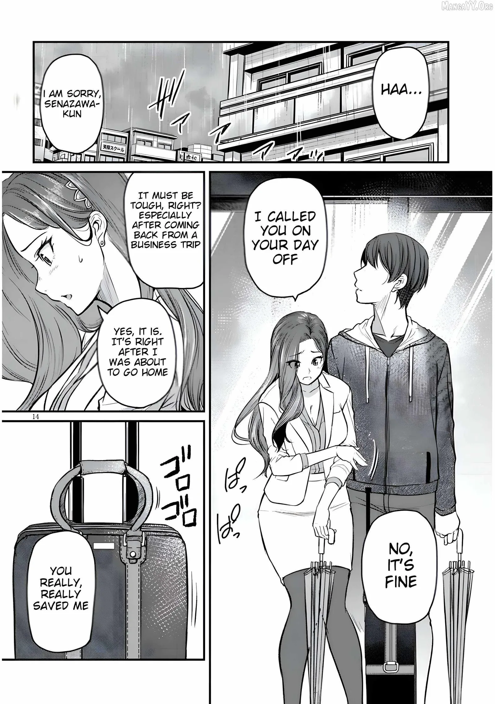 On My Way Home from Work, My Beautiful Single Boss Asked Me to Do Something for Her Chapter 10 page 14