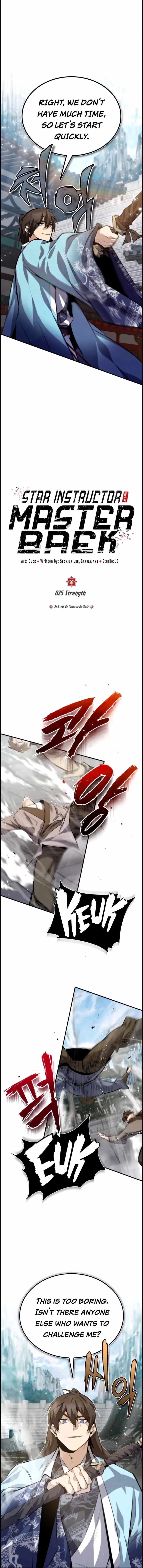 One Hit Teacher, Master Baek Chapter 25 page 2