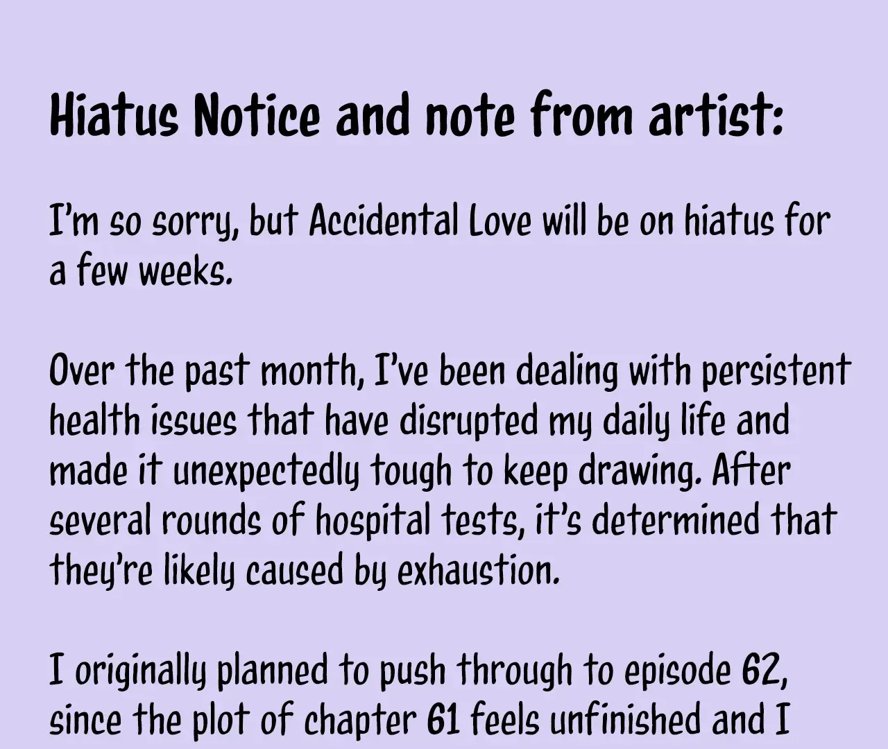 Only for Love Chapter 61.5 page 1