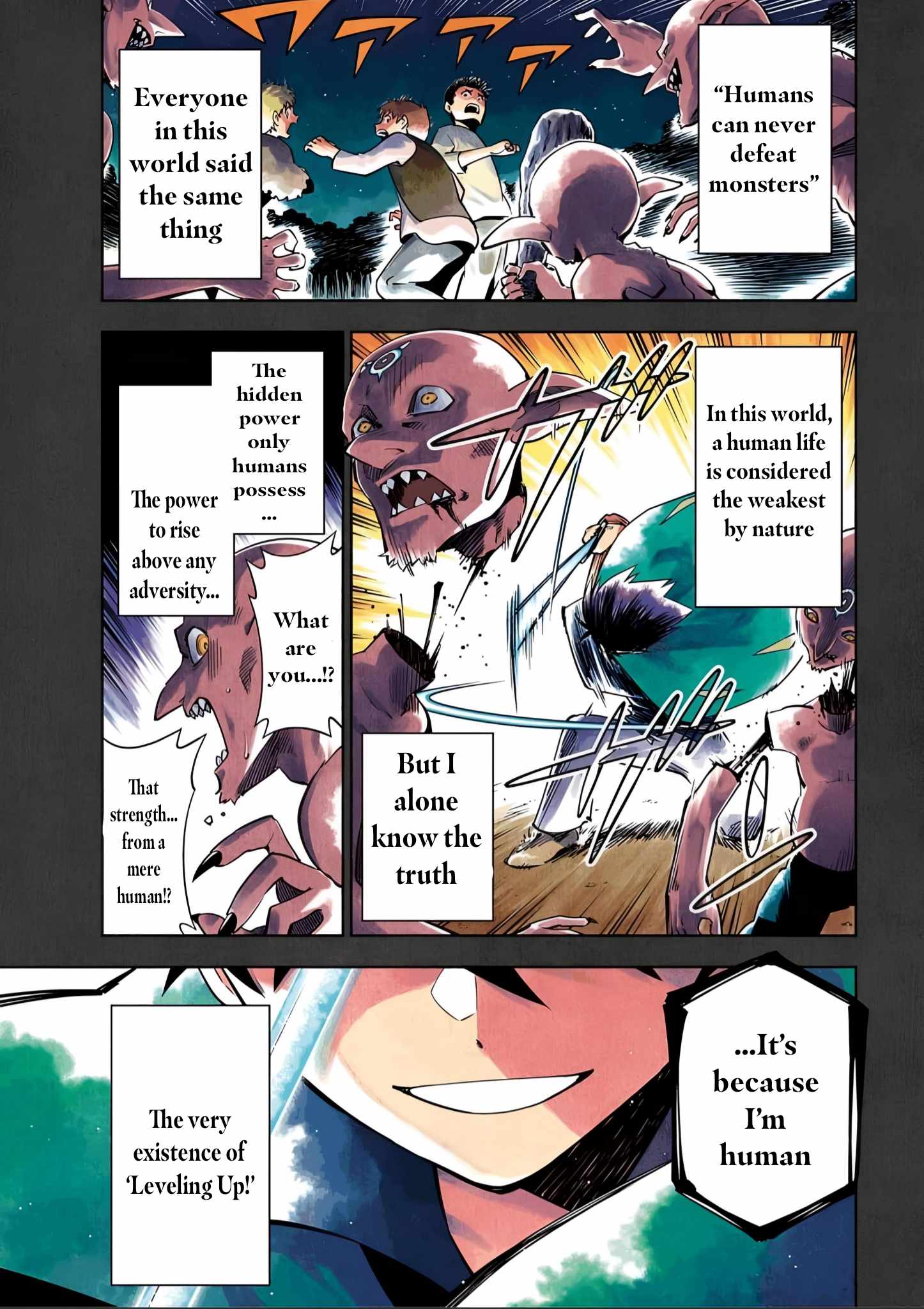 Only I Know About "Leveling Up" in This World Chapter 1 page 1