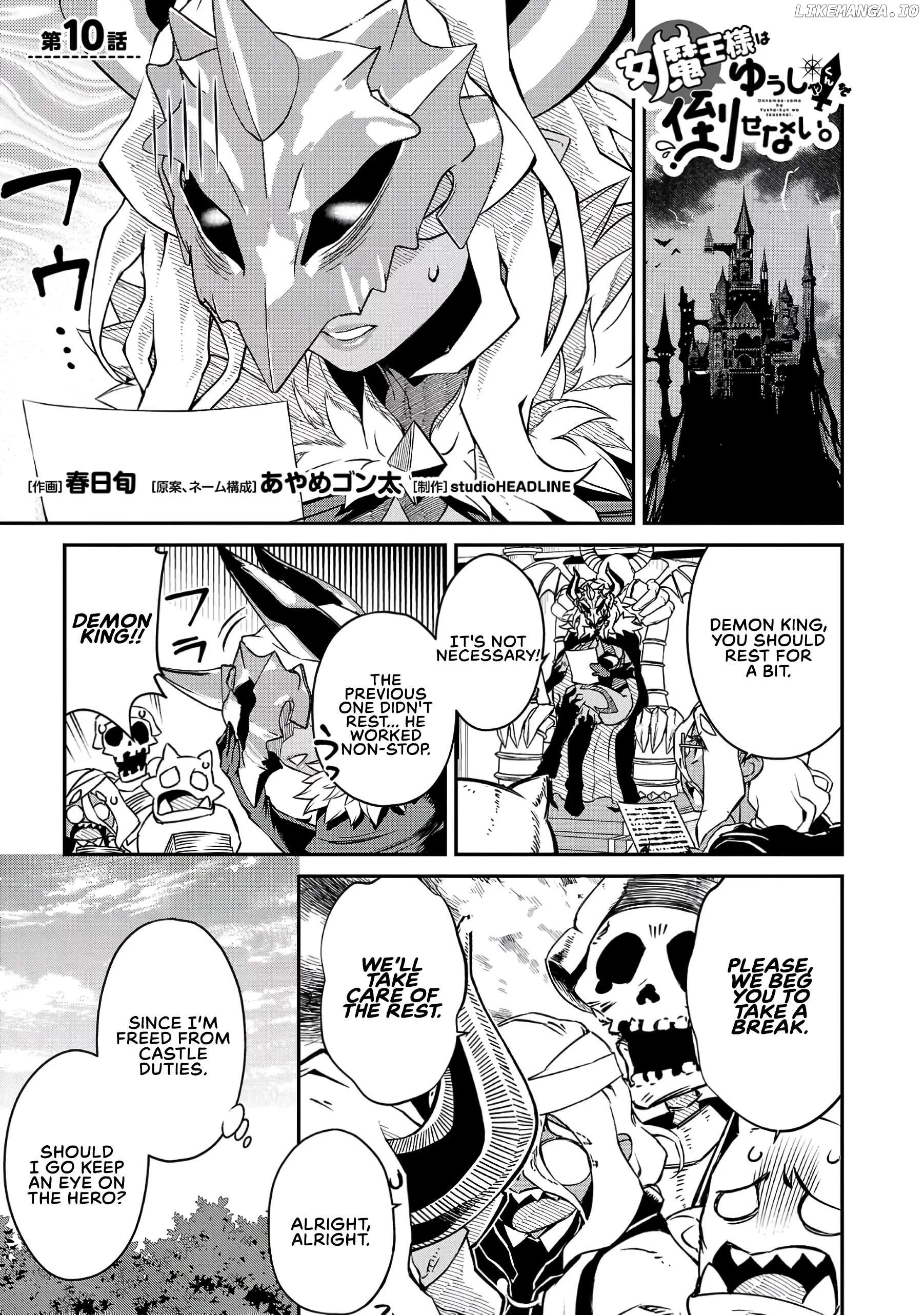 Onnamaou-Sama Wa Yuusha-Kun O Taosenai. Chapter 10 page 2