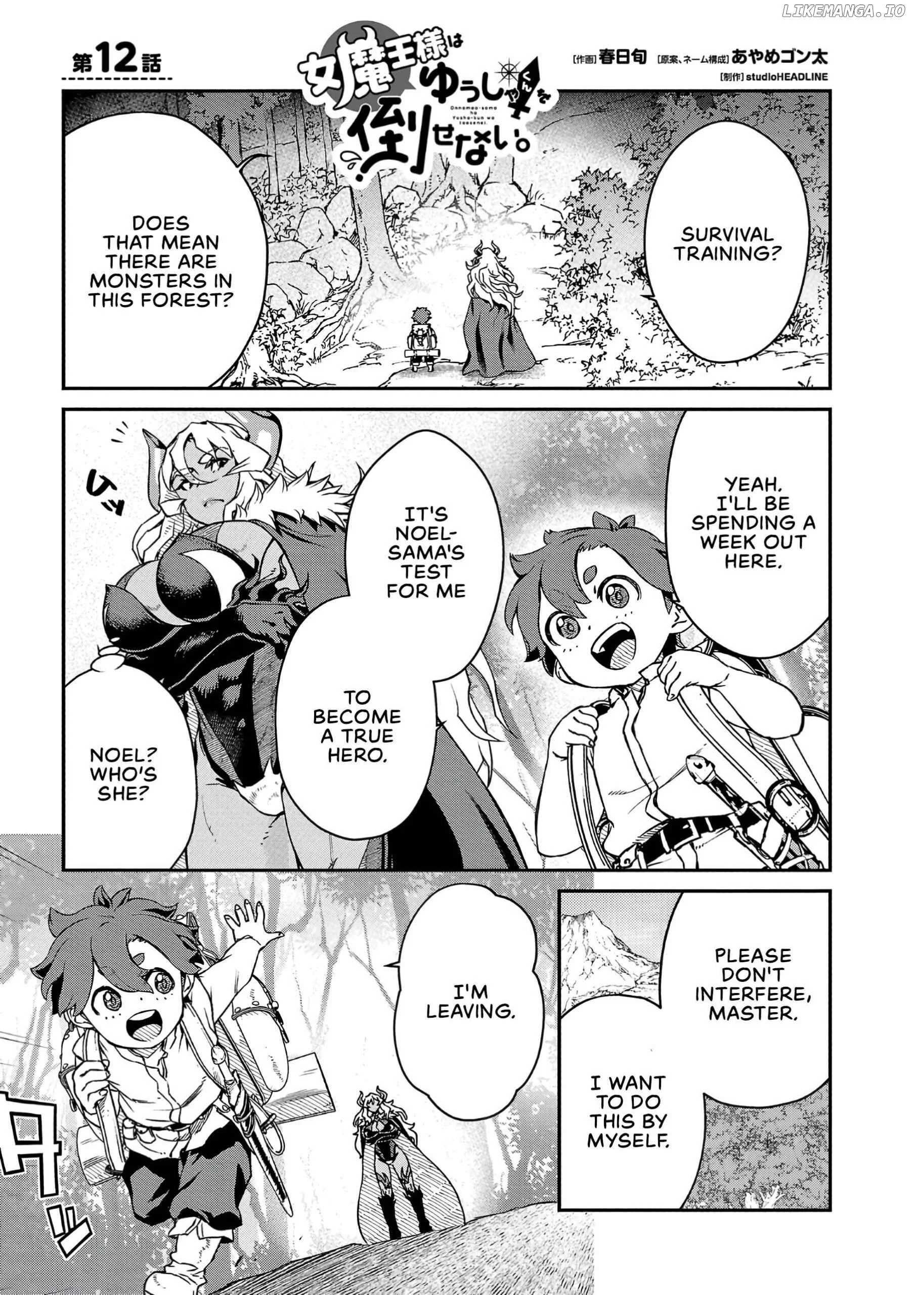 Onnamaou-Sama Wa Yuusha-Kun O Taosenai. Chapter 12 page 1