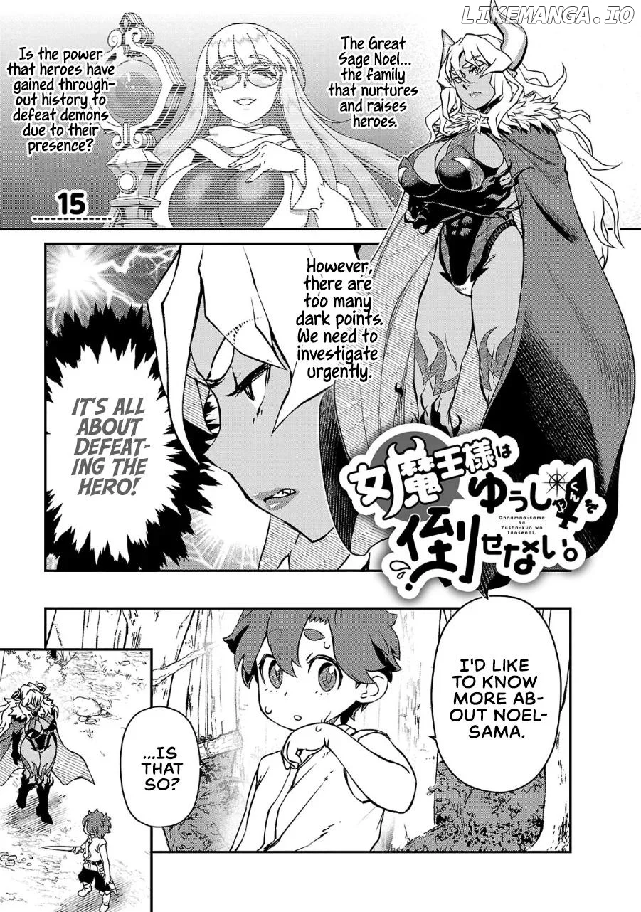 Onnamaou-Sama Wa Yuusha-Kun O Taosenai. Chapter 15 page 1