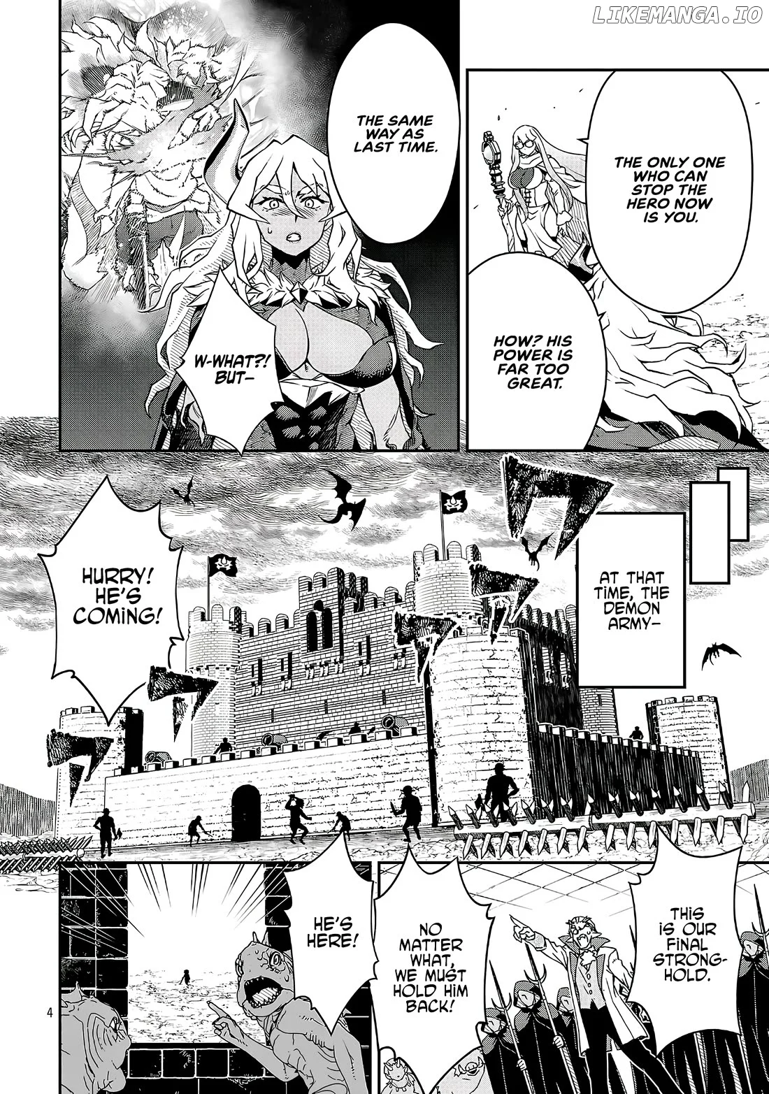 Onnamaou-Sama Wa Yuusha-Kun O Taosenai. Chapter 19.1 page 4