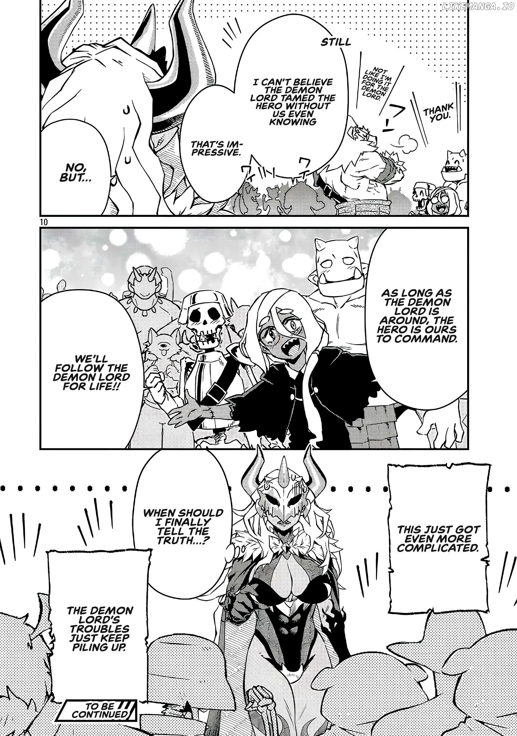 Onnamaou-Sama Wa Yuusha-Kun O Taosenai. Chapter 19.2 page 11