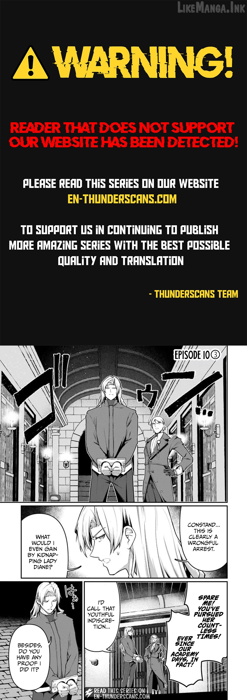 Ore, Akuyaku Kishidanchou ni Tensei suru Chapter 10.3 page 1
