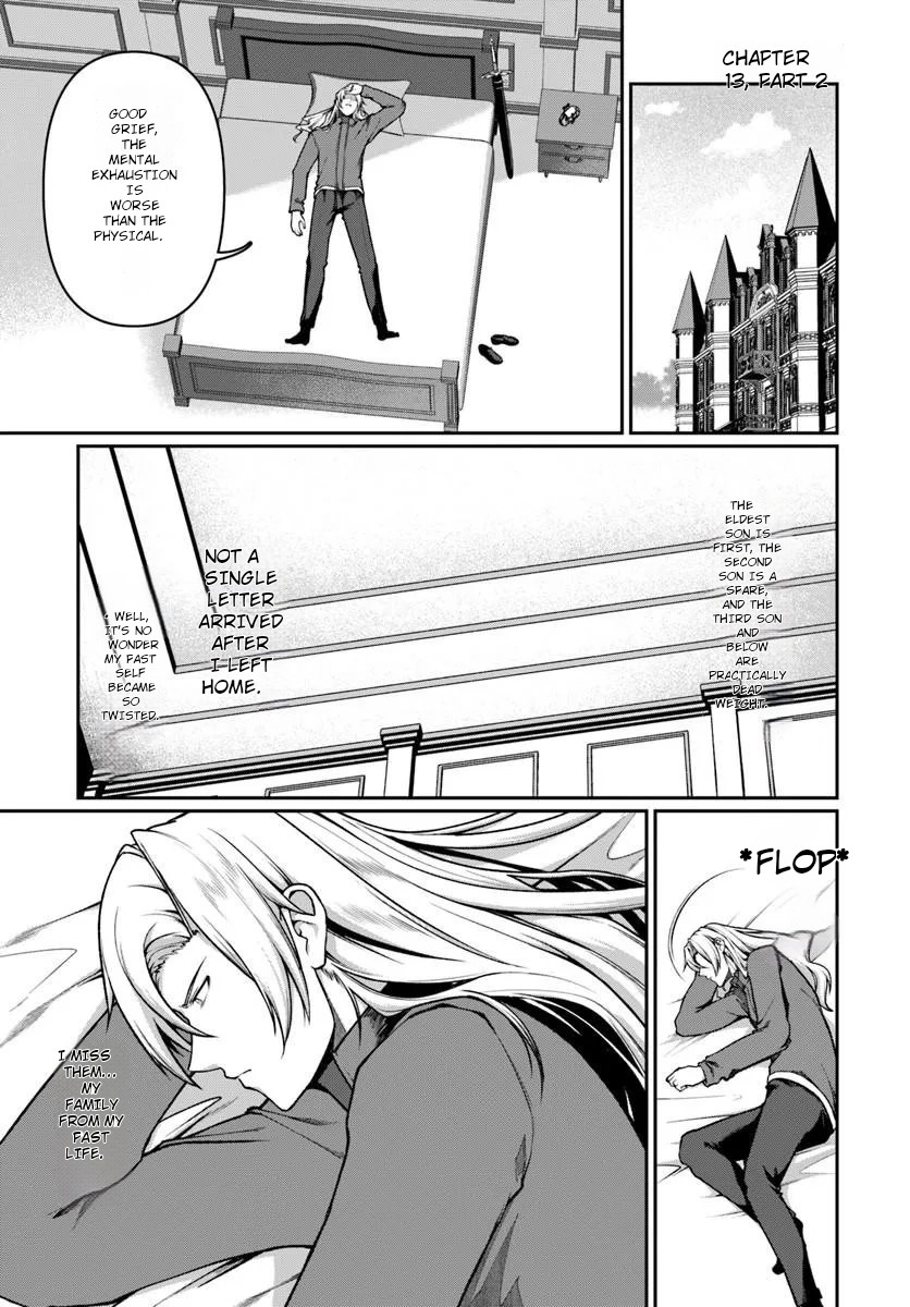 Ore, Akuyaku Kishidanchou ni Tensei suru Chapter 13.2 page 1
